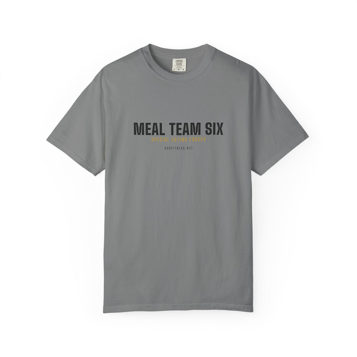 MEAL Team 6 - Special Eating Forces men's tee in Grey - funny gym shirt by DoD Fitness