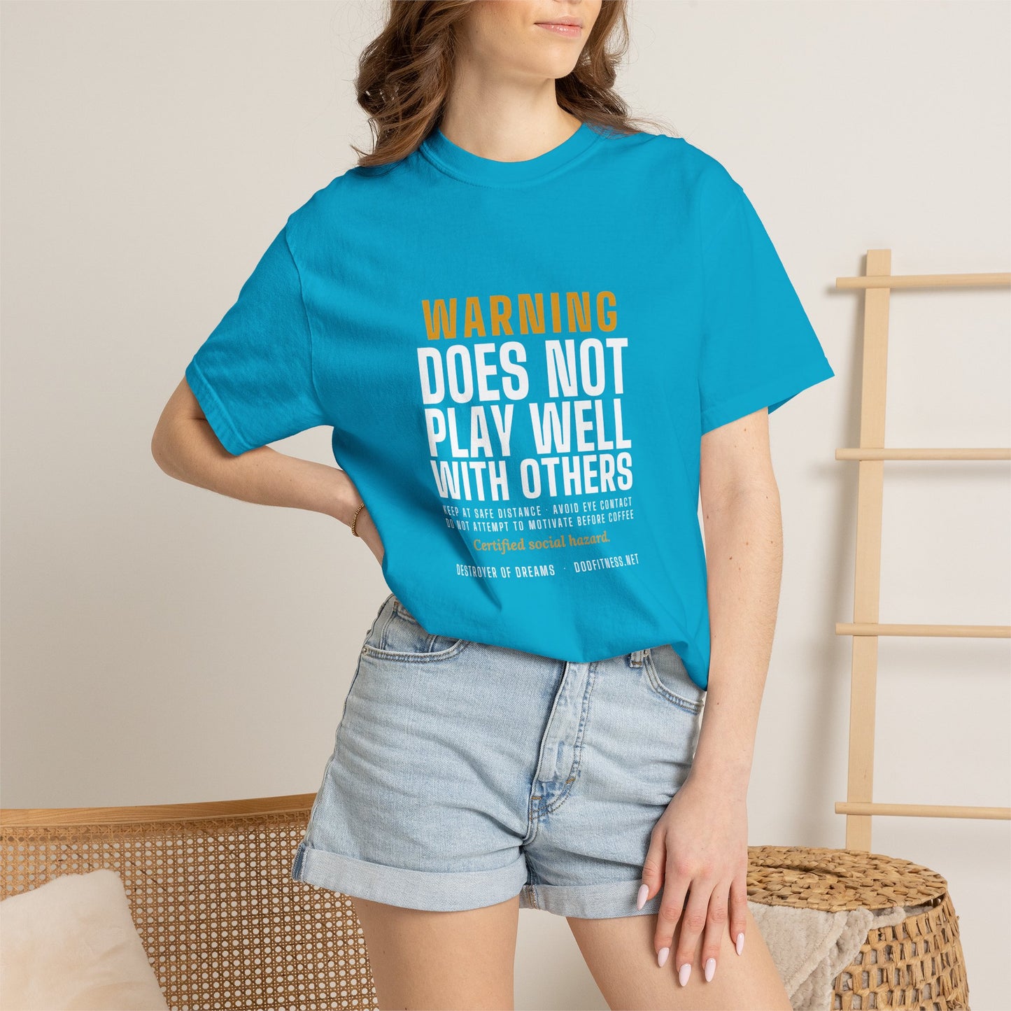 DoD Fitness - Warning Label Men's Tee