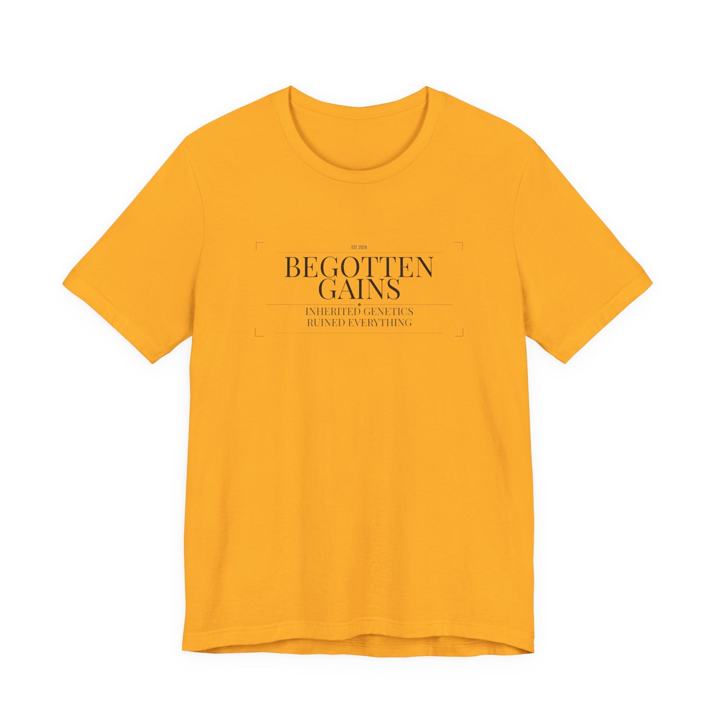 Begotten Gains - Iron Devotion men's tee - funny gym shirt by DoD Fitness