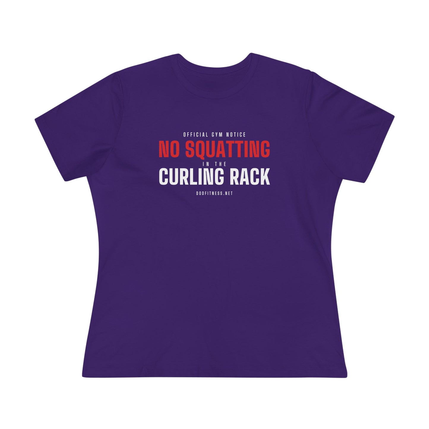 DoD Fitness - Curling Rack Women's Tee