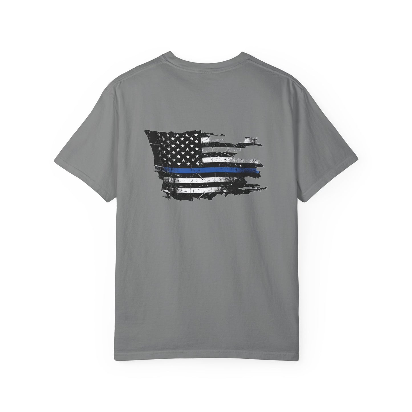 Thin Blue Line men's tee - funny gym shirt by DoD Fitness