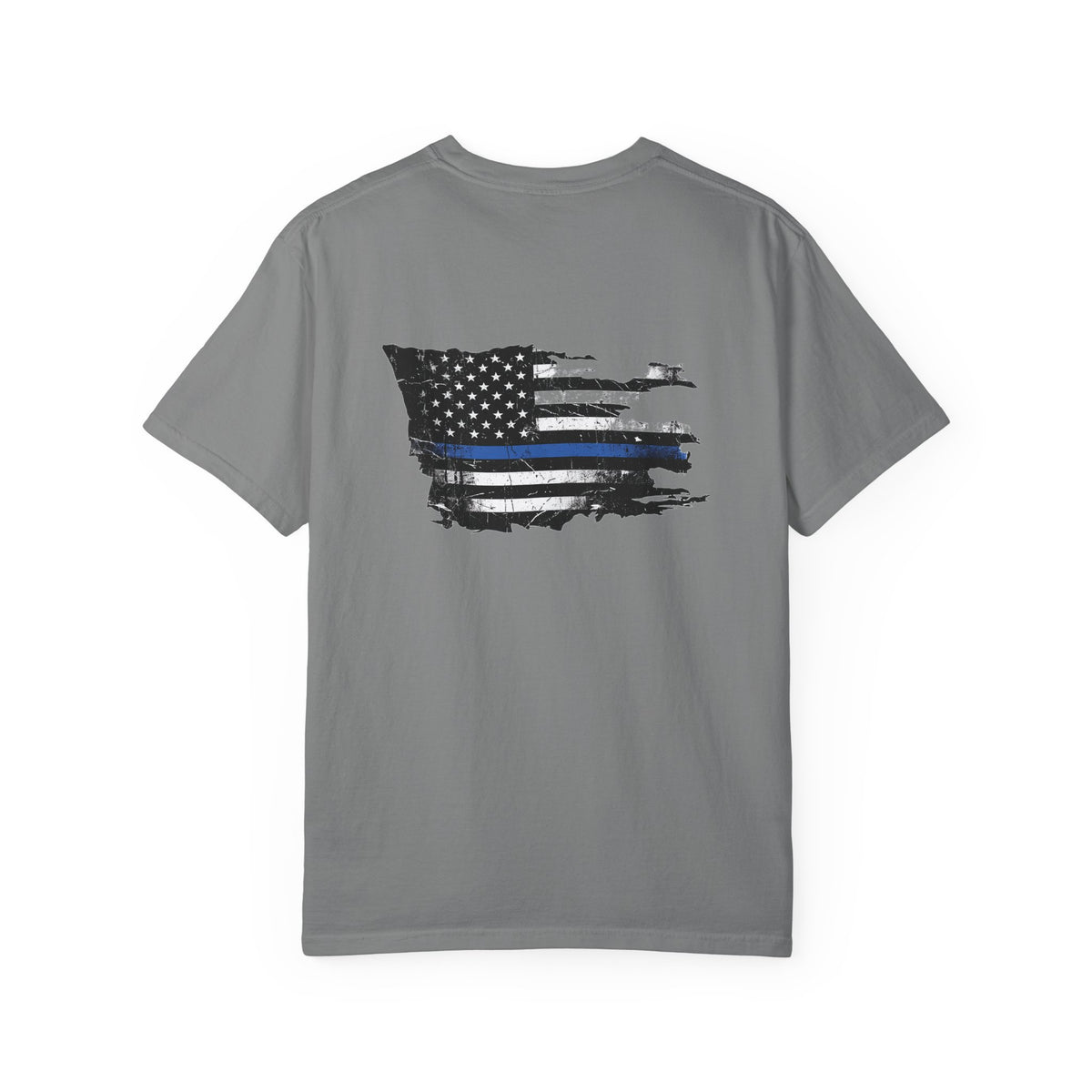 Thin Blue Line men's tee - funny gym shirt by DoD Fitness