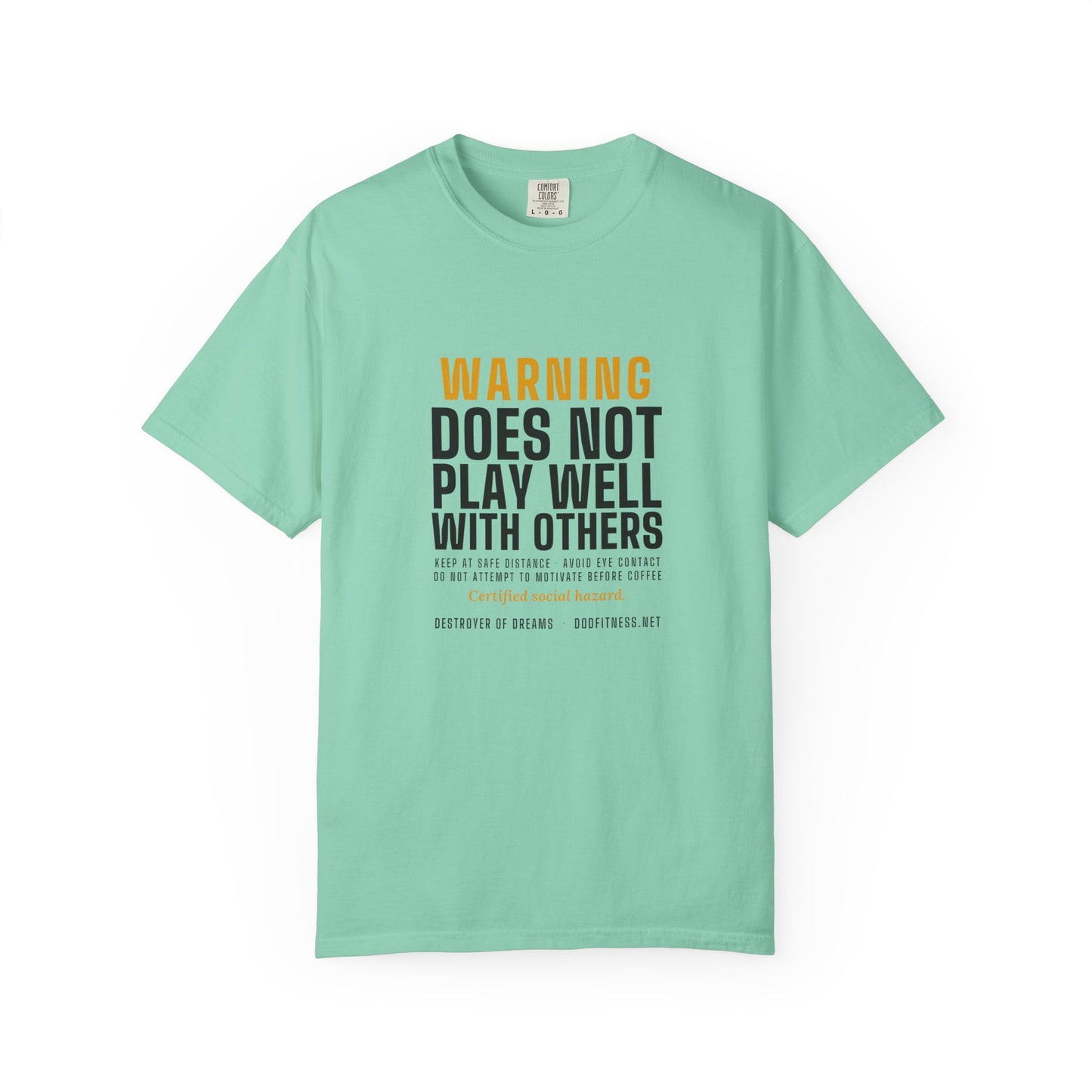 DoD Fitness - Warning Label Men's Tee