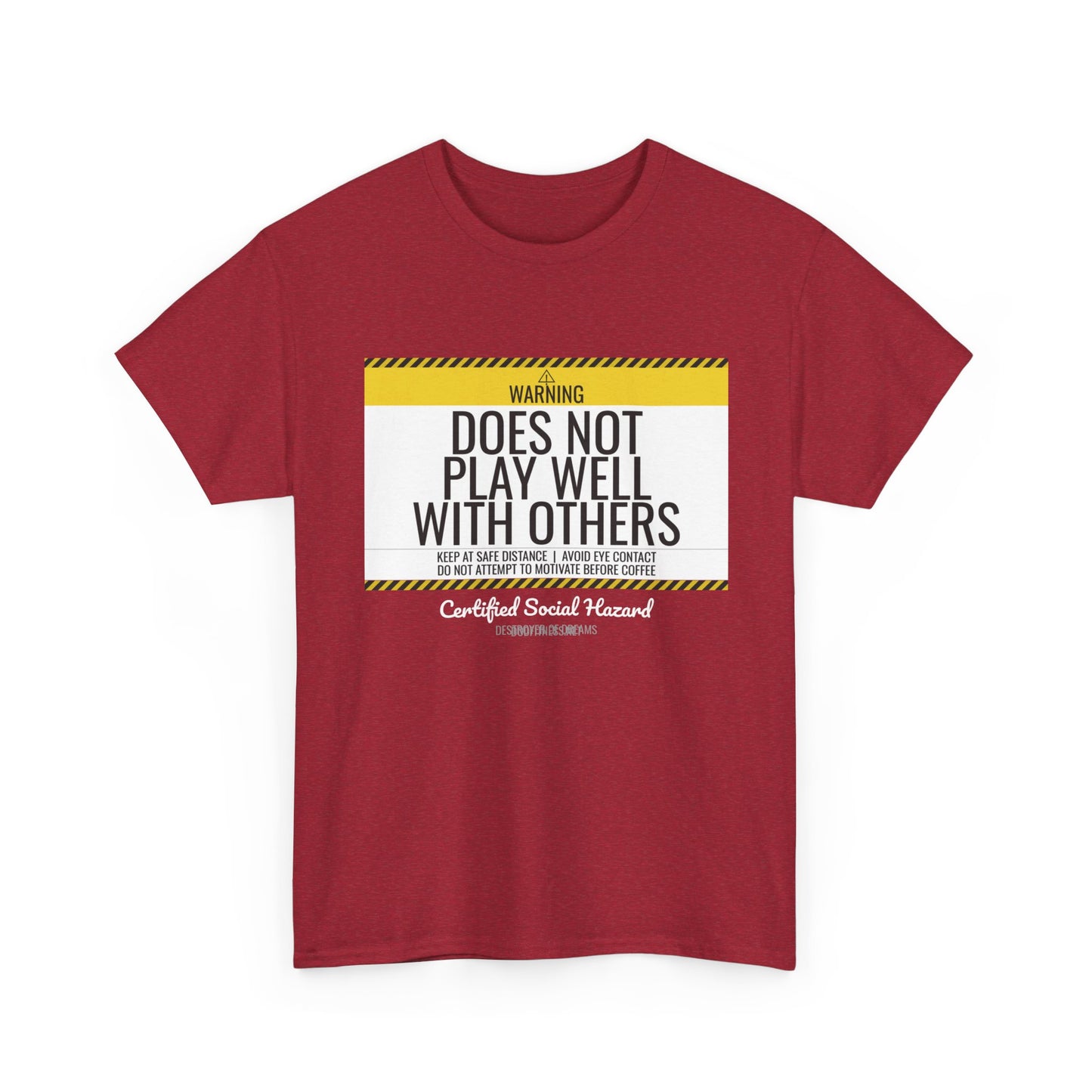 DoD Fitness - Warning Label Women's Tee