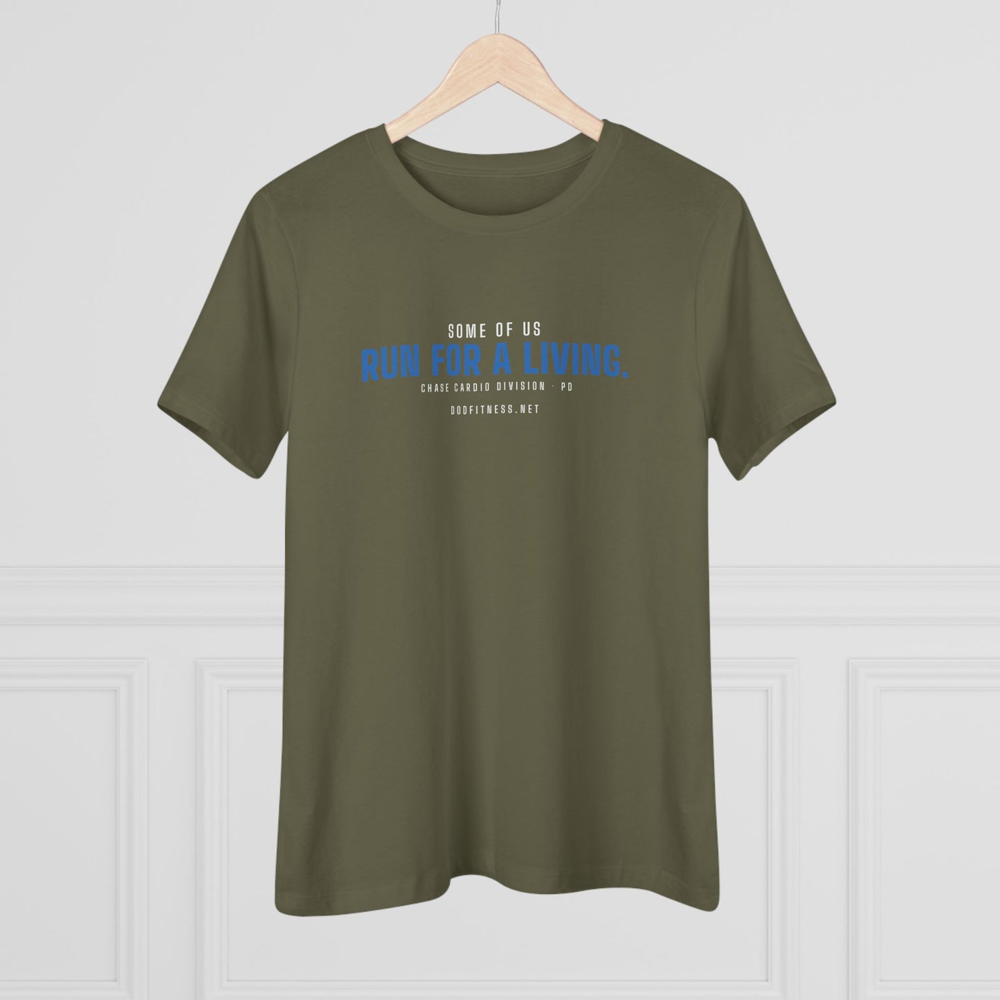 DoD Fitness - Run For A Living Women's Tee