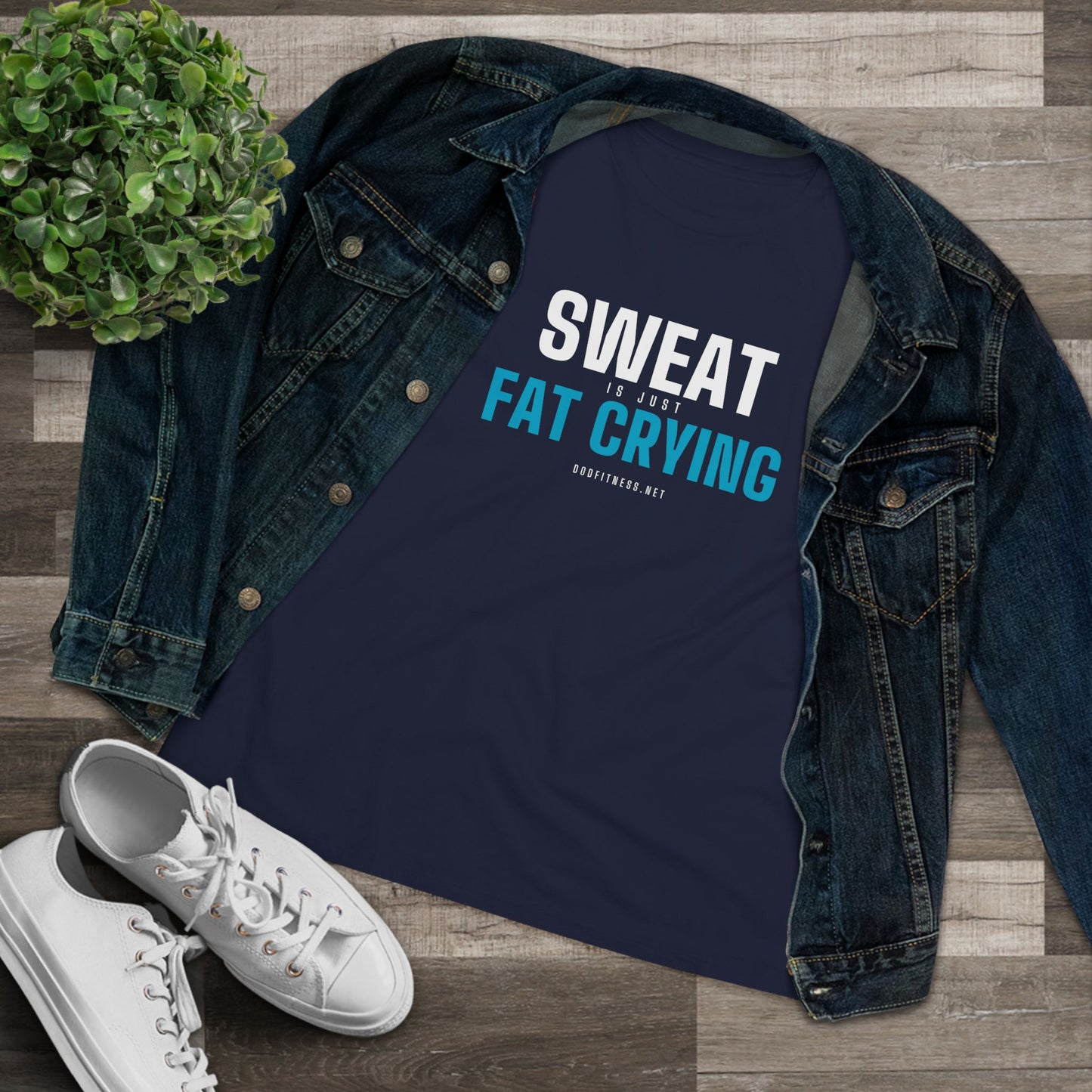 DoD Fitness - Fat Crying Frown Women's Tee