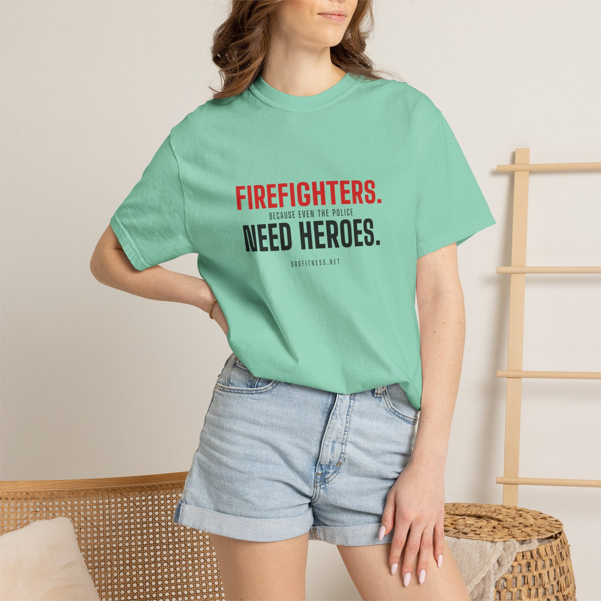 DoD Fitness - Firefighters Need Heroes Men's Tee