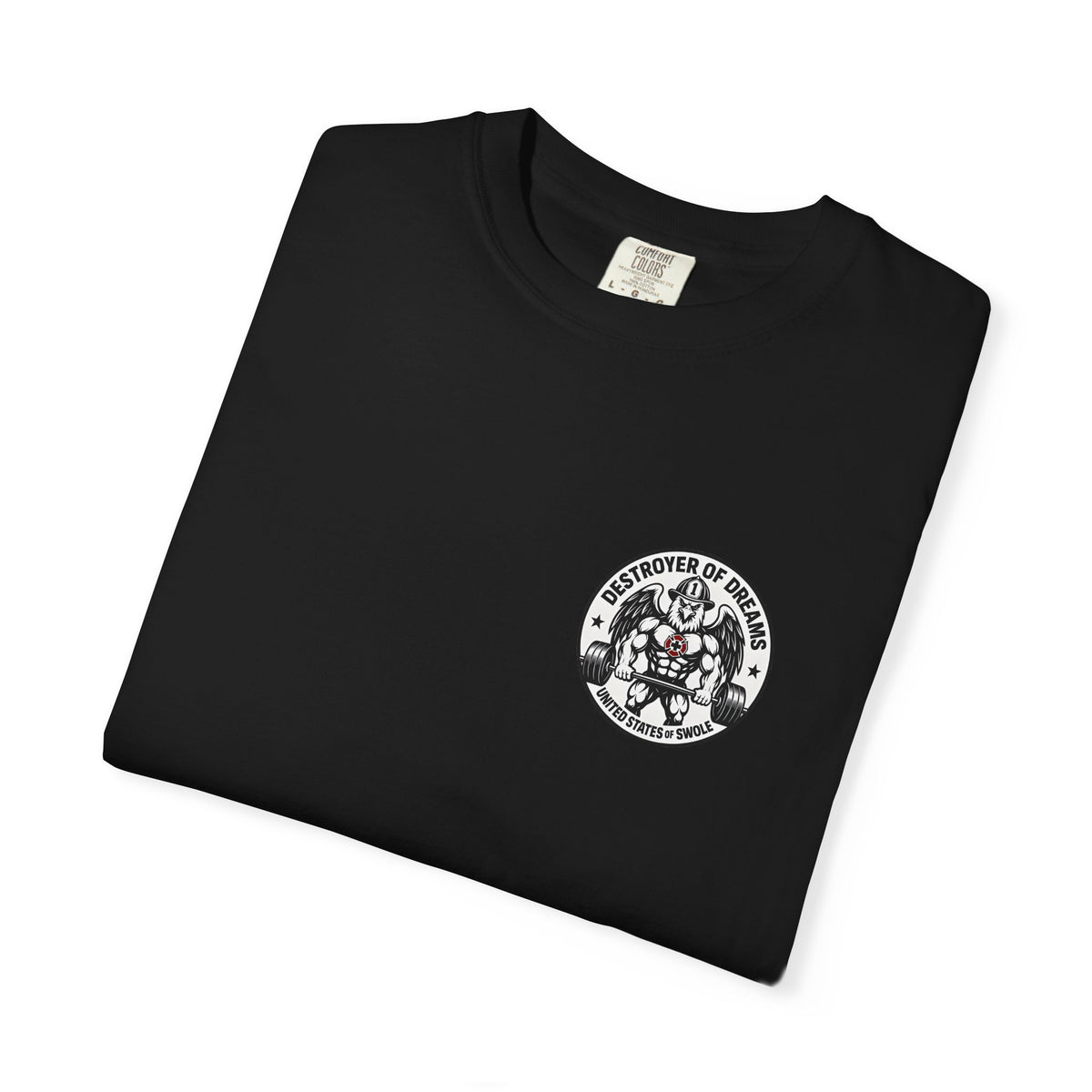 Thin Red Line men's tee - funny gym shirt by DoD Fitness