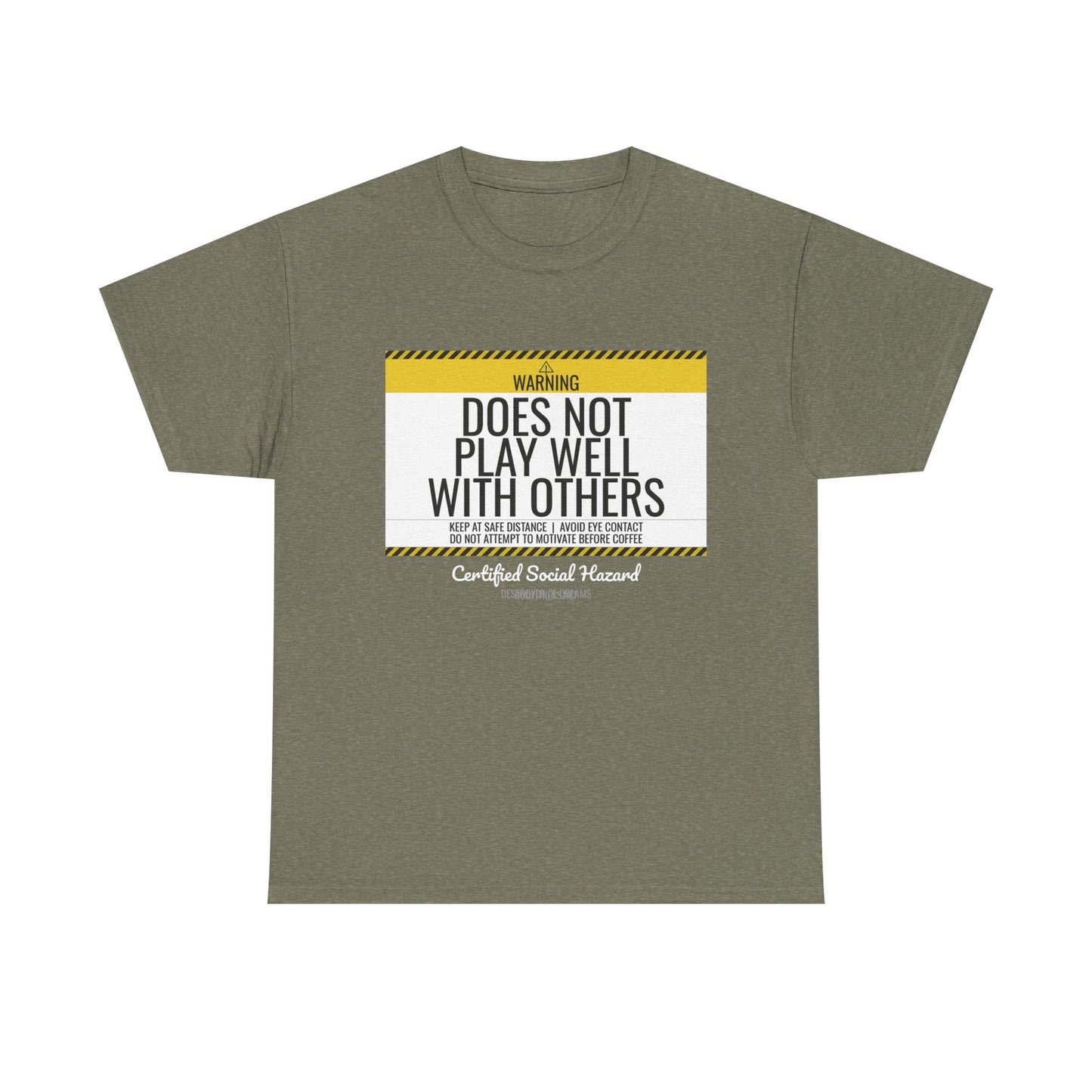DoD Fitness - Warning Label Women's Tee