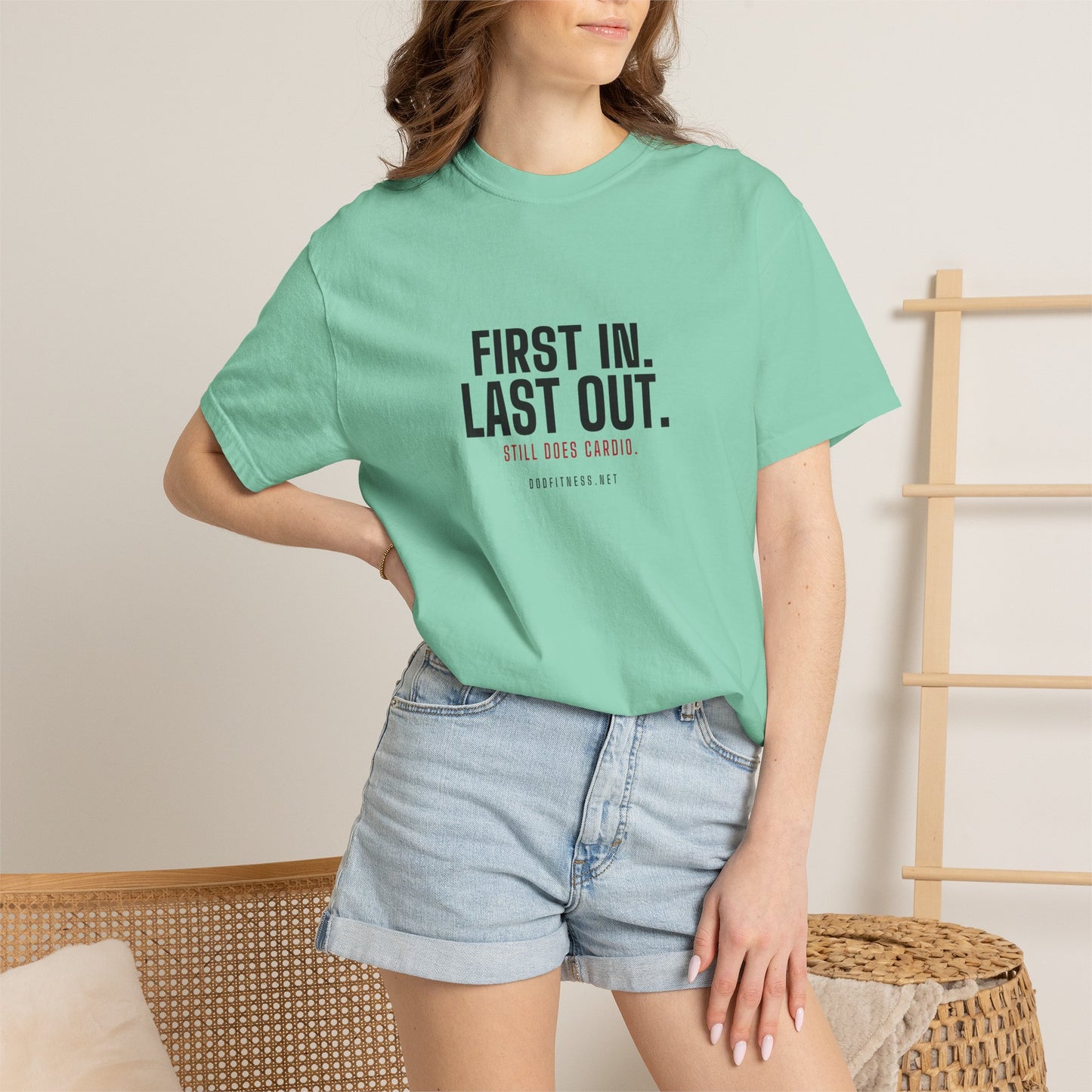 DoD Fitness - First In Last Out Men's Tee