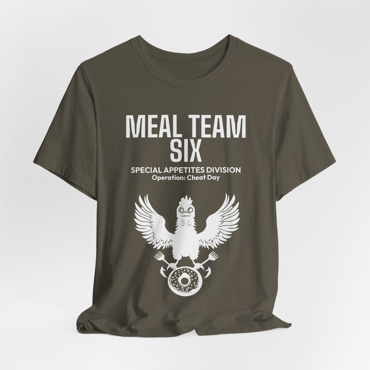 MEAL Team 6 - Operation: Cheat Day men's tee - funny gym shirt by DoD Fitness