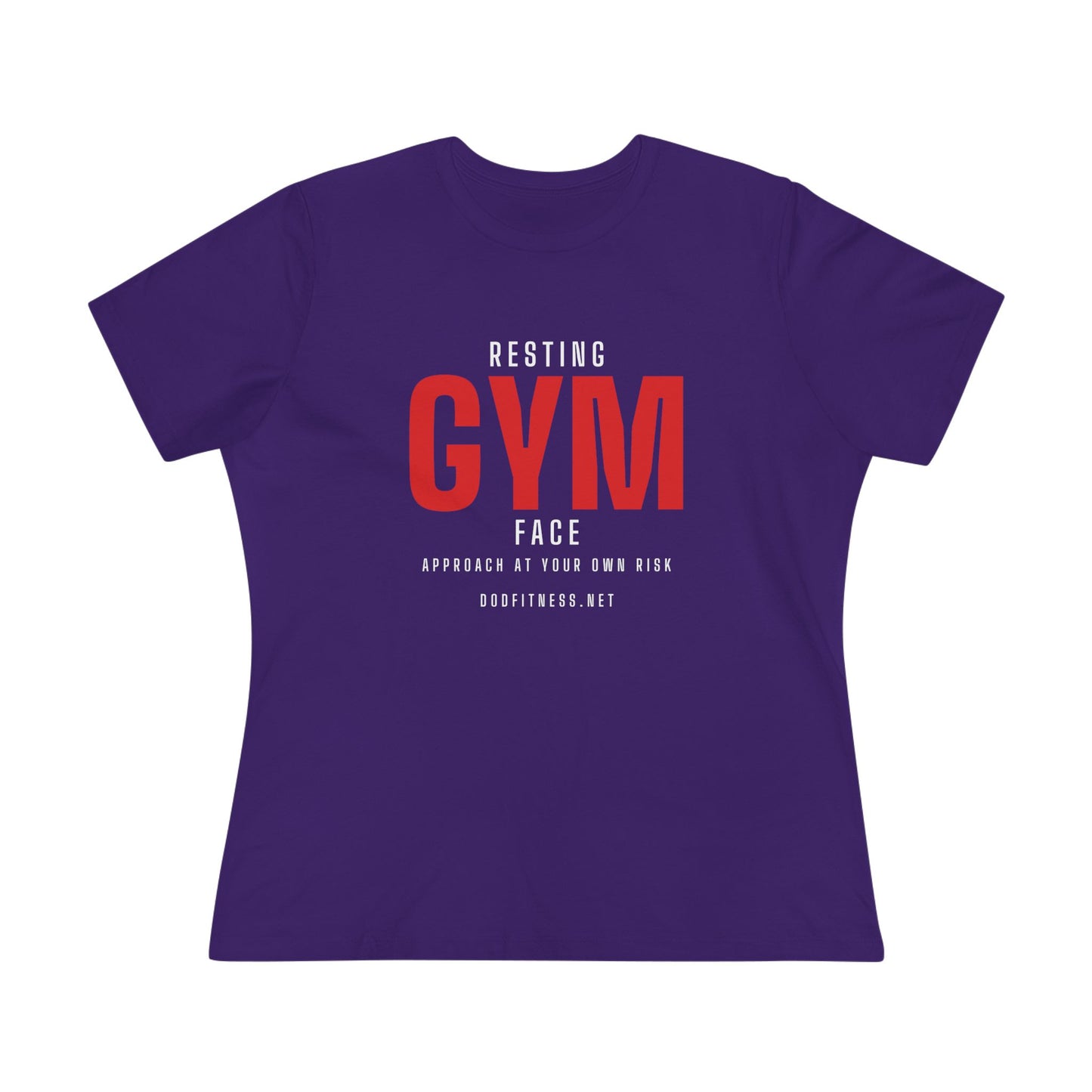 DoD Fitness - Resting Gym Face Women's Tee