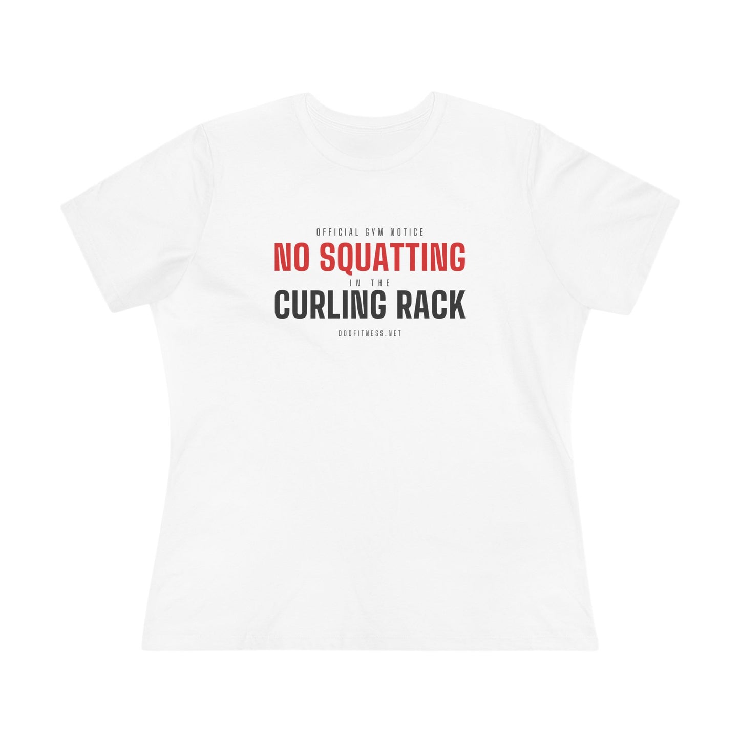 DoD Fitness - Curling Rack Women's Tee