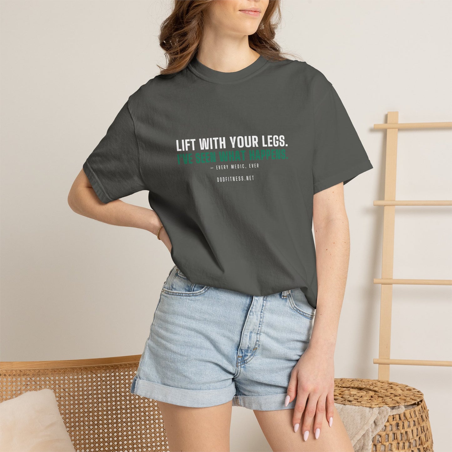 DoD Fitness - Lift With Your Legs Men's Tee
