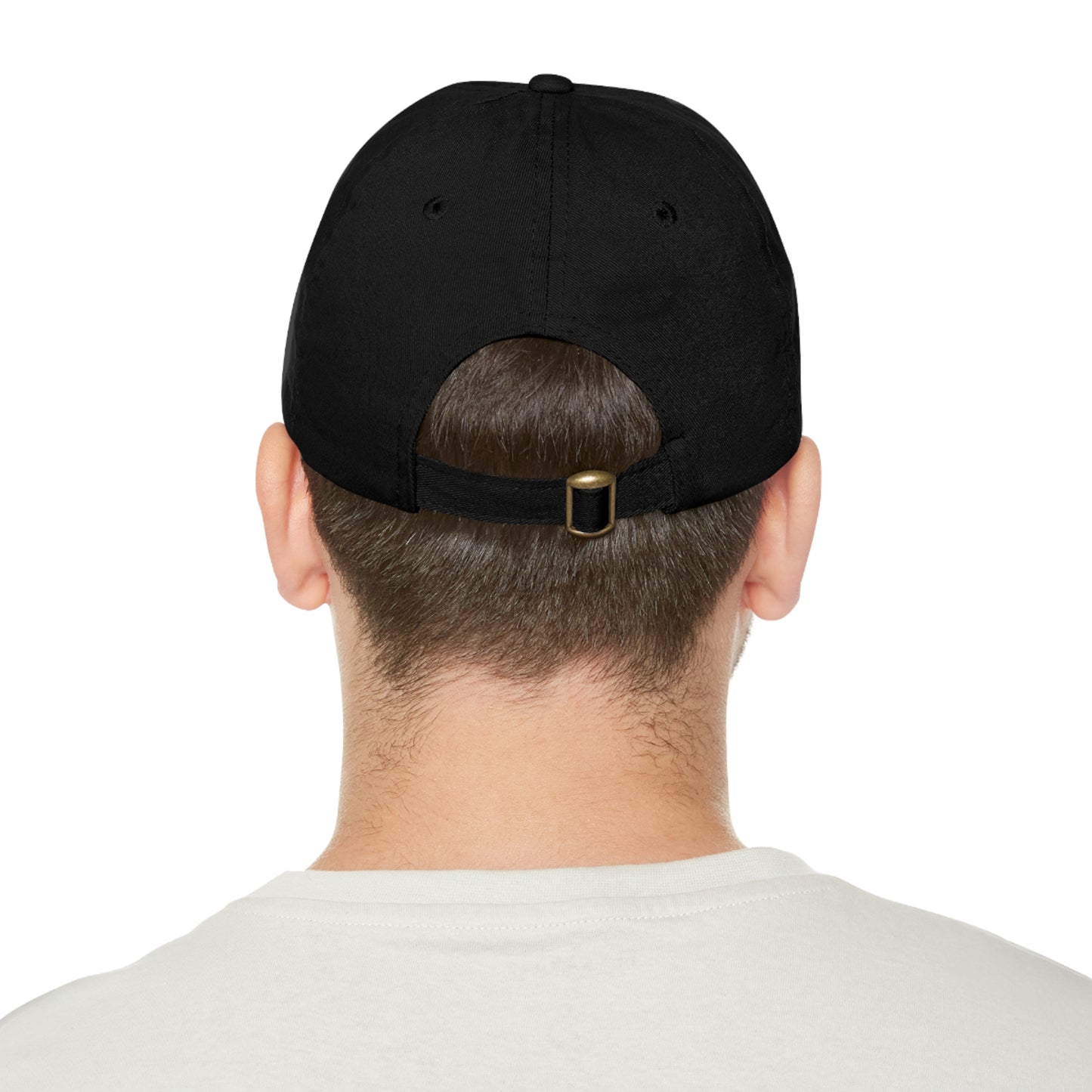 DOD Dad Hat with Leather Patch (Round)