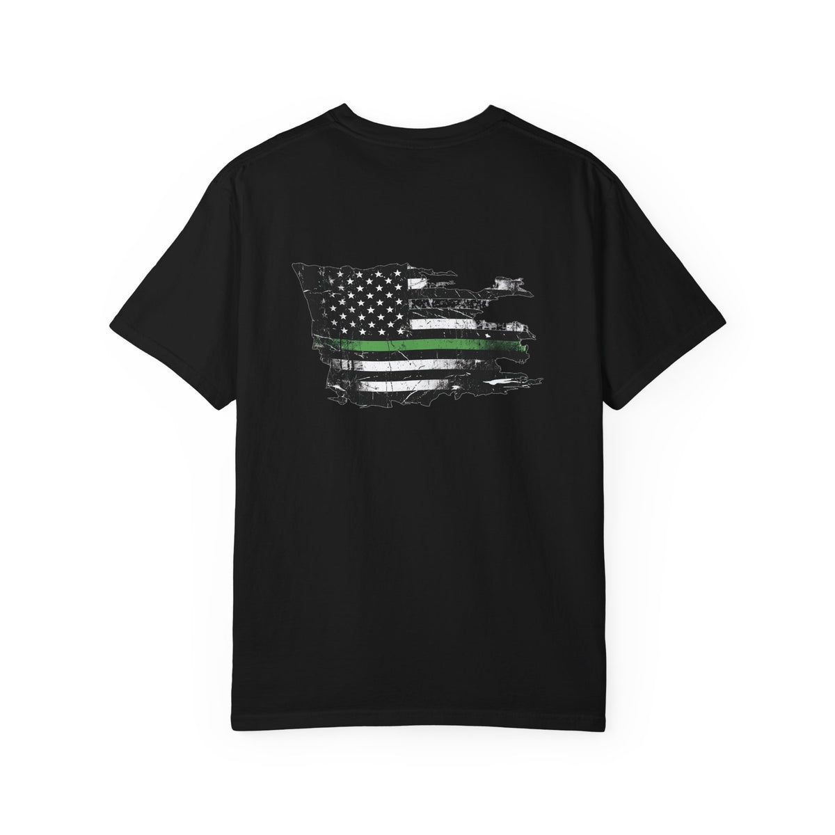Thin Green Line men's tee - funny gym shirt by DoD Fitness