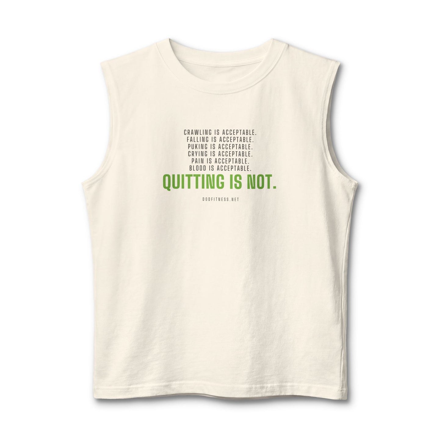 DoD Fitness - Quitting Is Not Stringer Tank