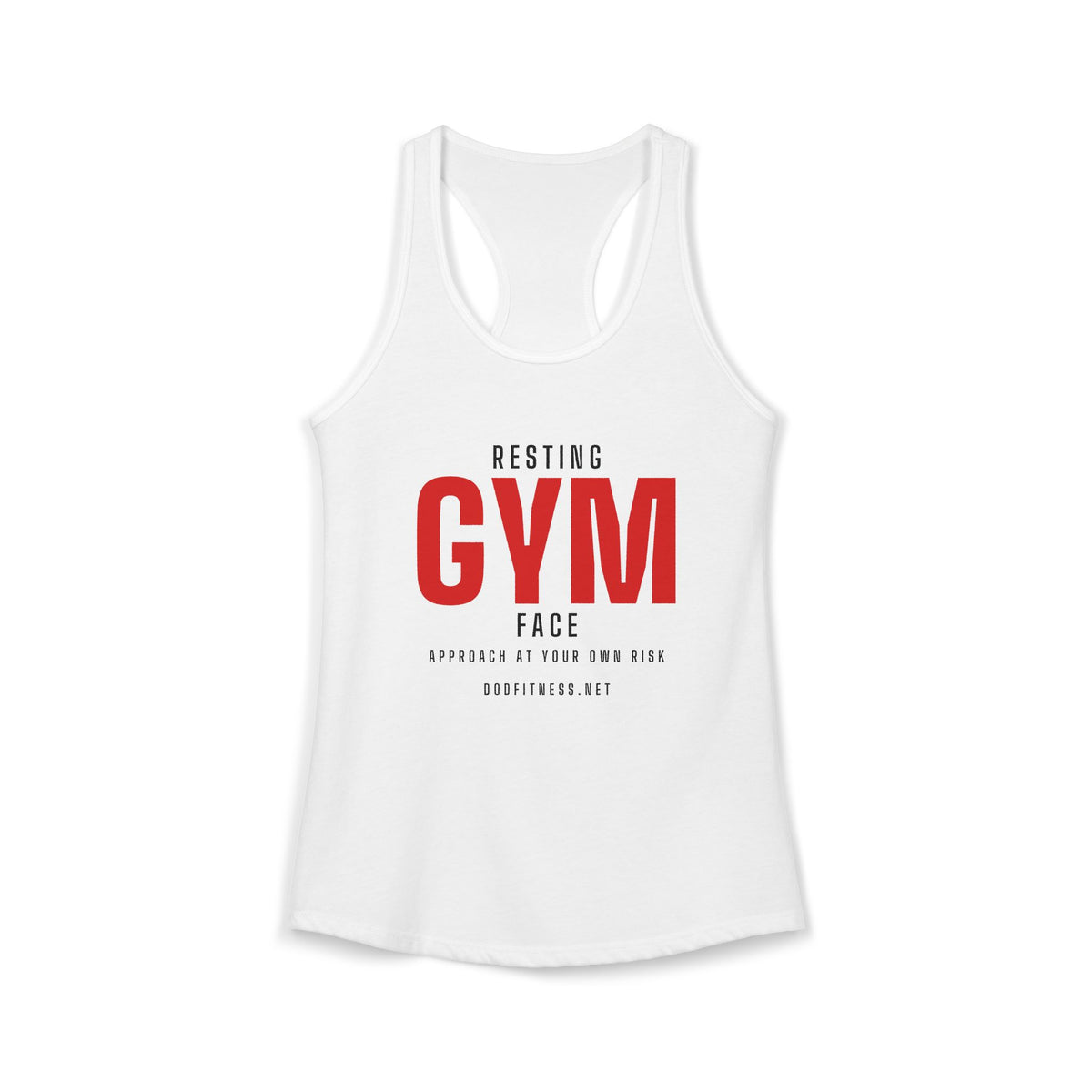 DoD Fitness - Resting Gym Face Women's Tank
