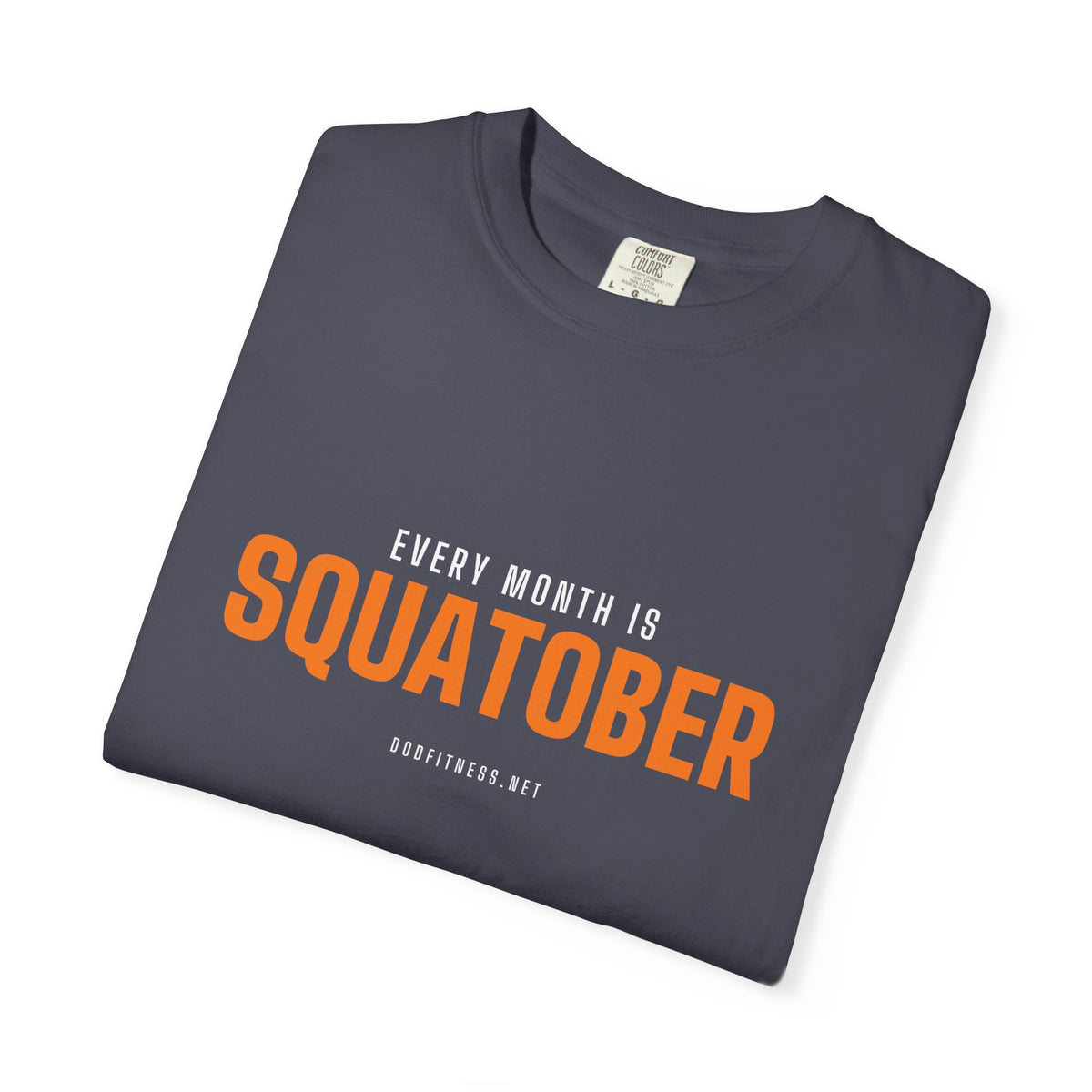 Squatober men's tee - funny gym shirt by DoD Fitness