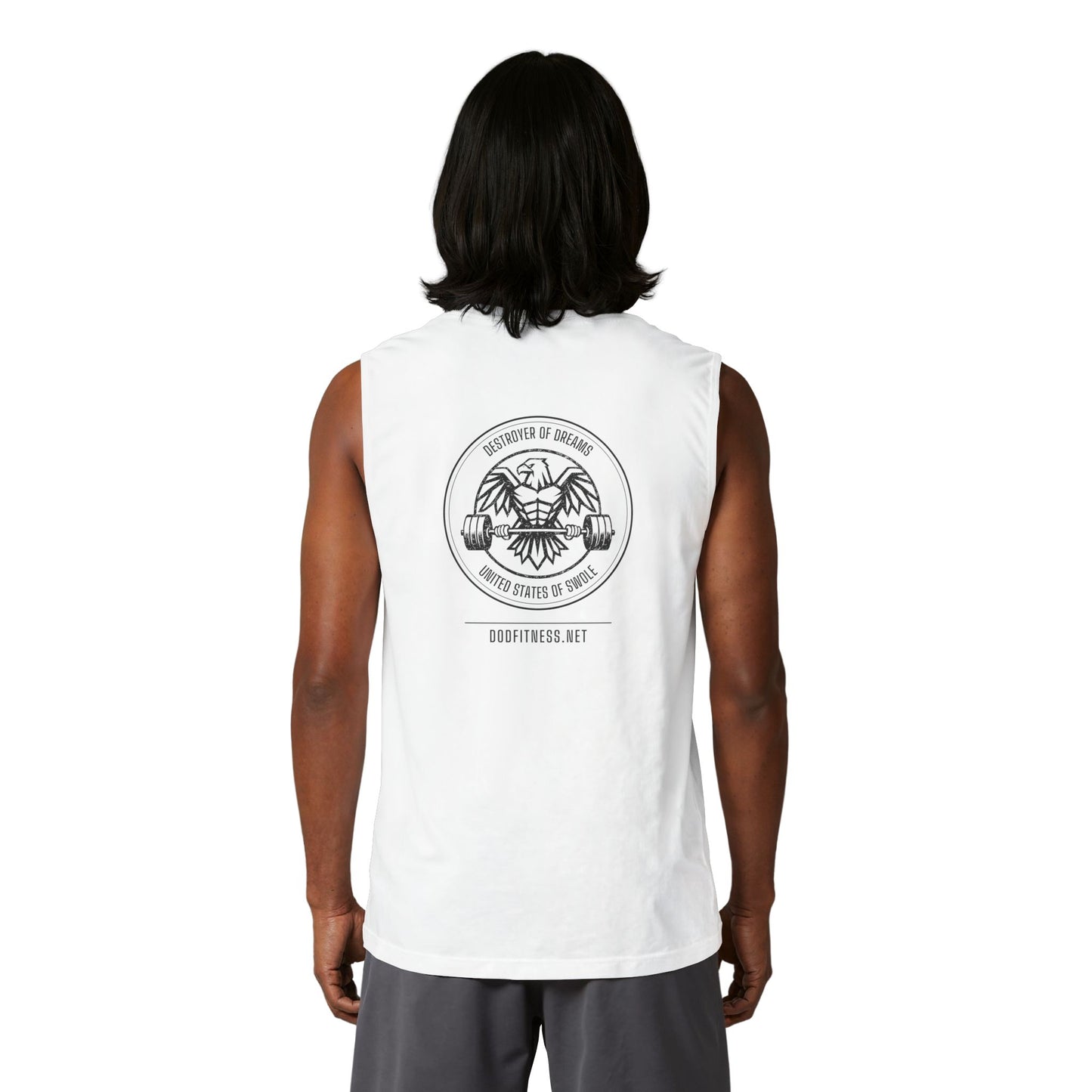 DoD Fitness - No Squatting Texting Rack Stringer Tank