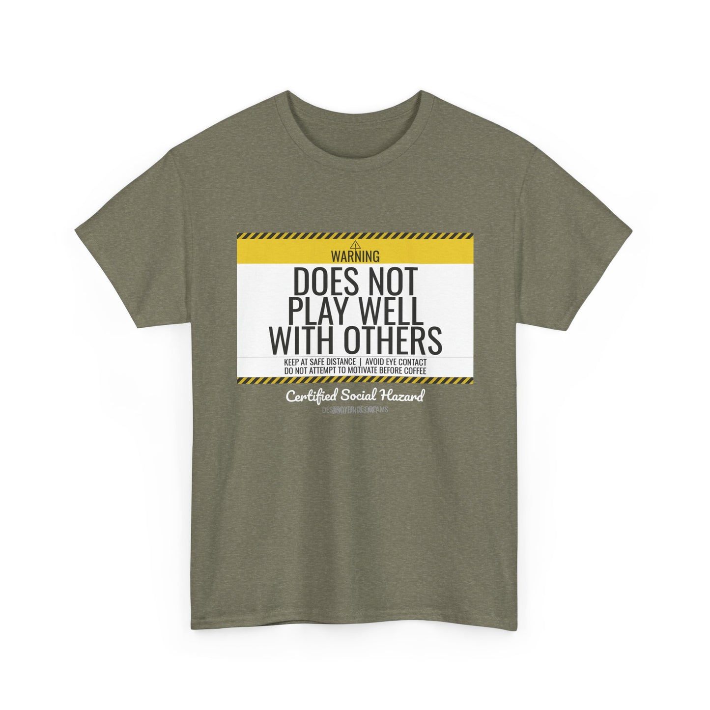 DoD Fitness - Warning Label Women's Tee