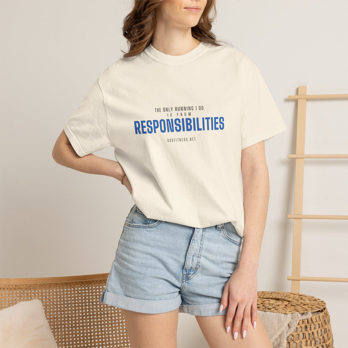 DoD Fitness - Running From Responsibilities Men's Tee