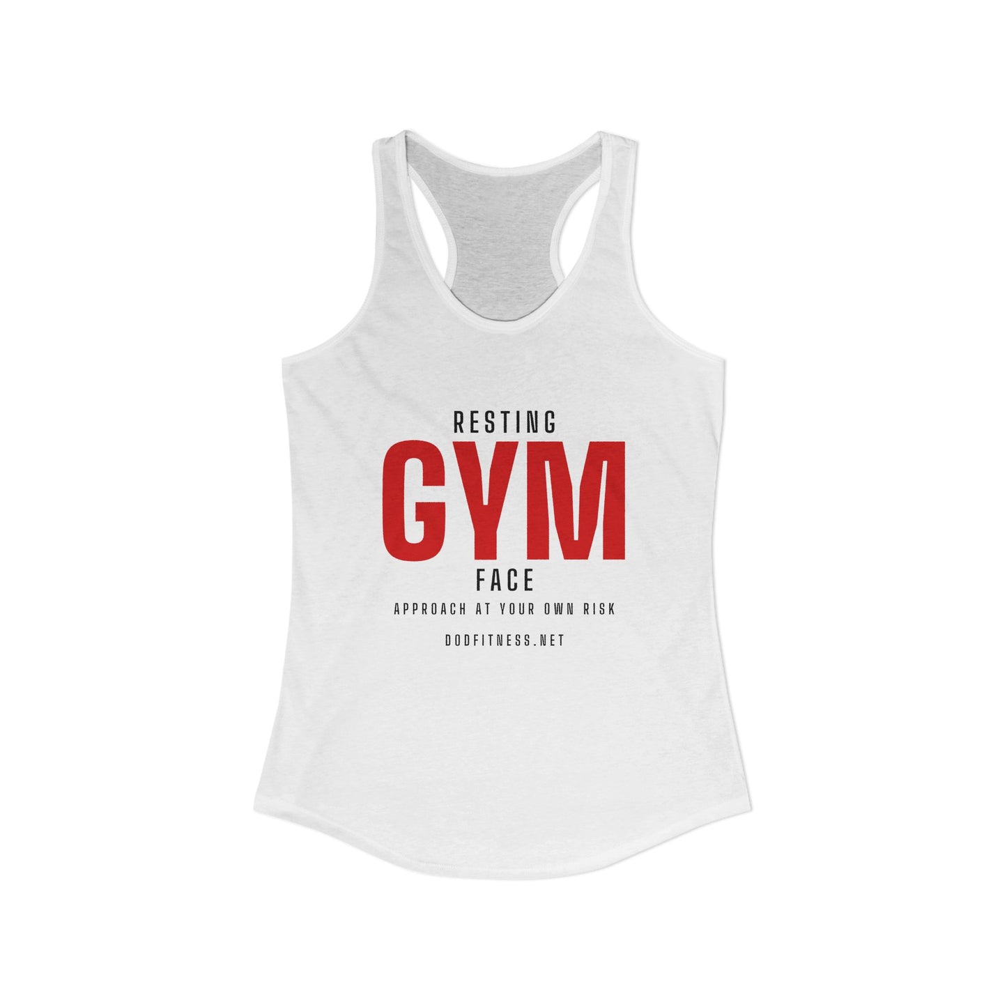 DoD Fitness - Resting Gym Face Women's Tank