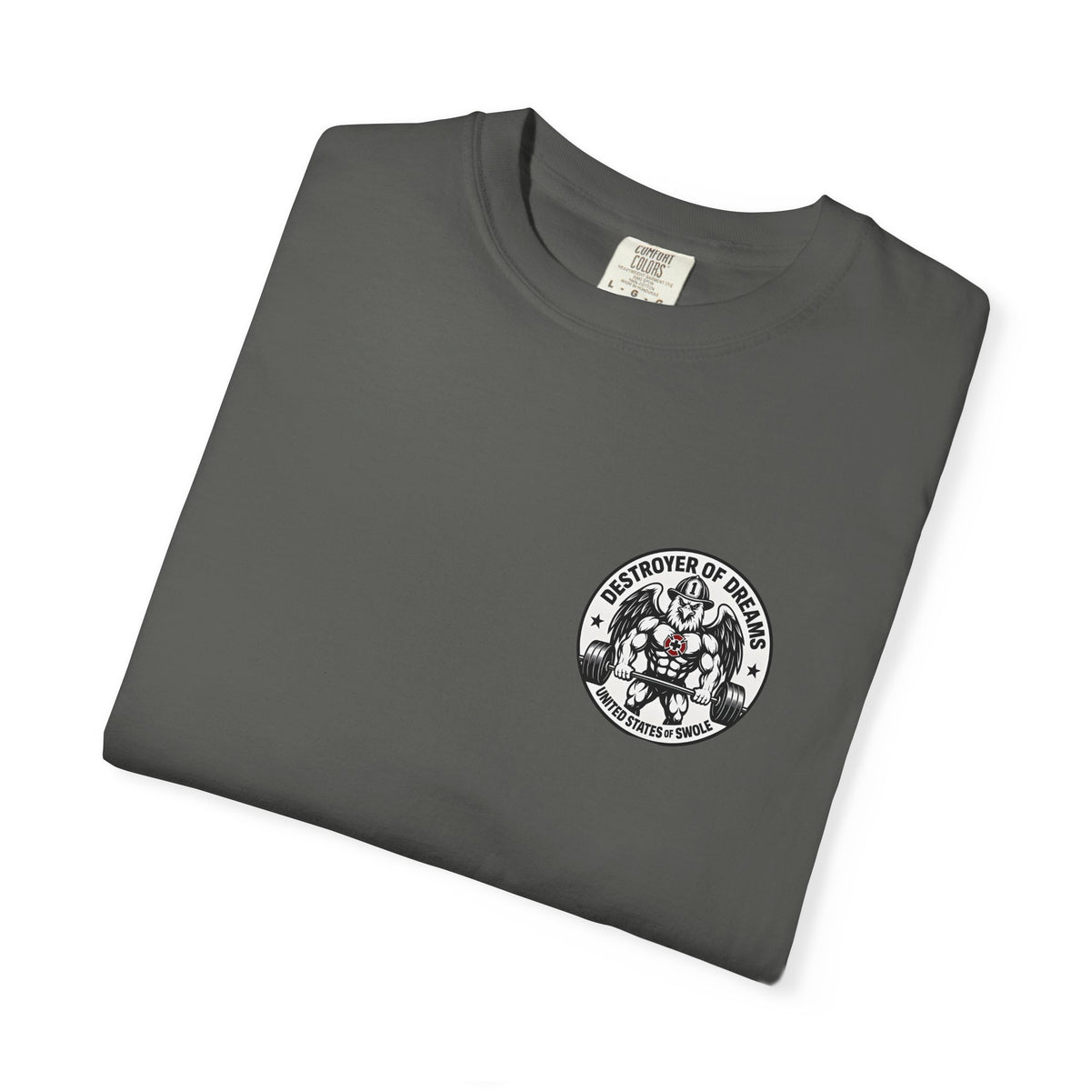 Thin Red Line men's tee - funny gym shirt by DoD Fitness