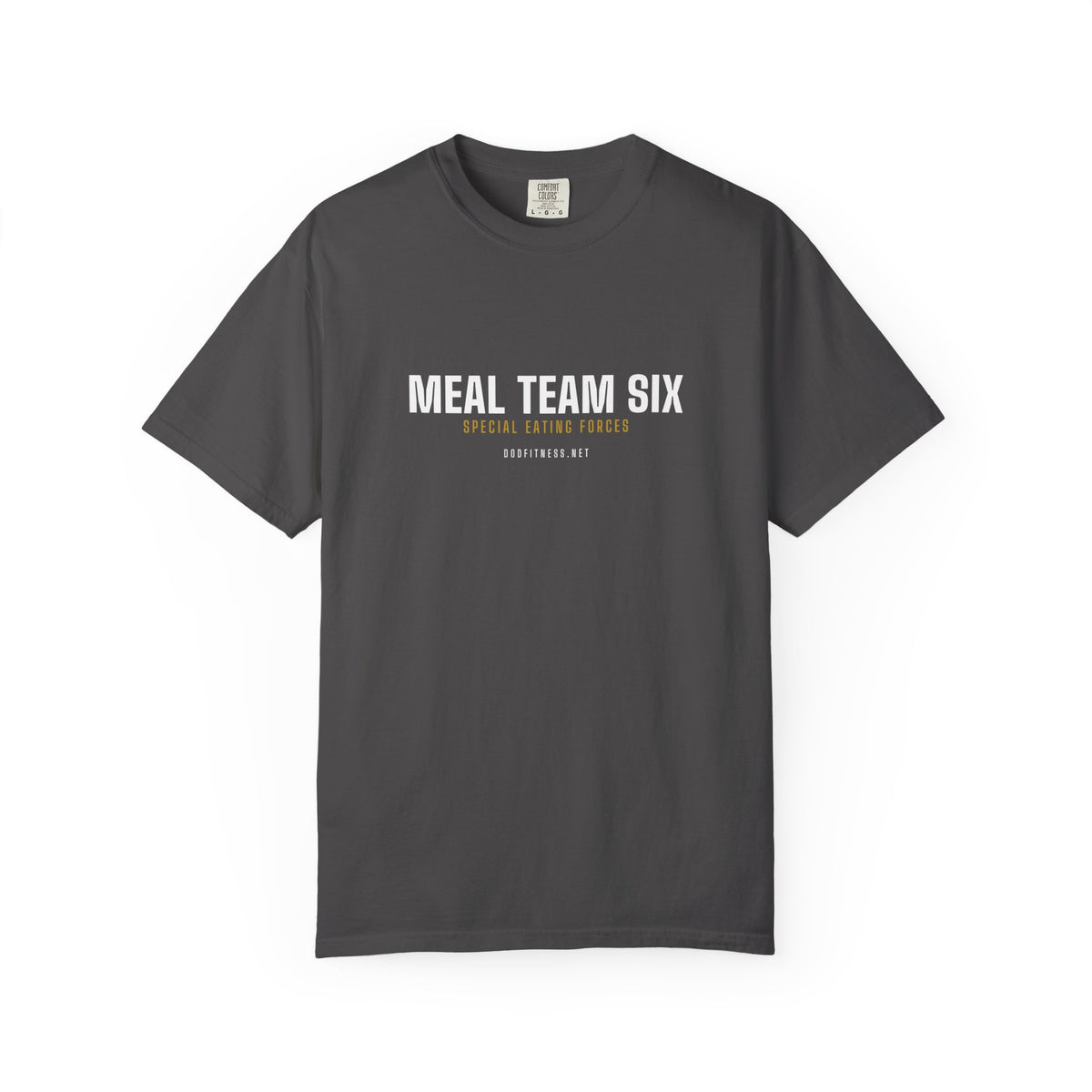 MEAL Team 6 - Special Eating Forces men's tee in Graphite - funny gym shirt by DoD Fitness