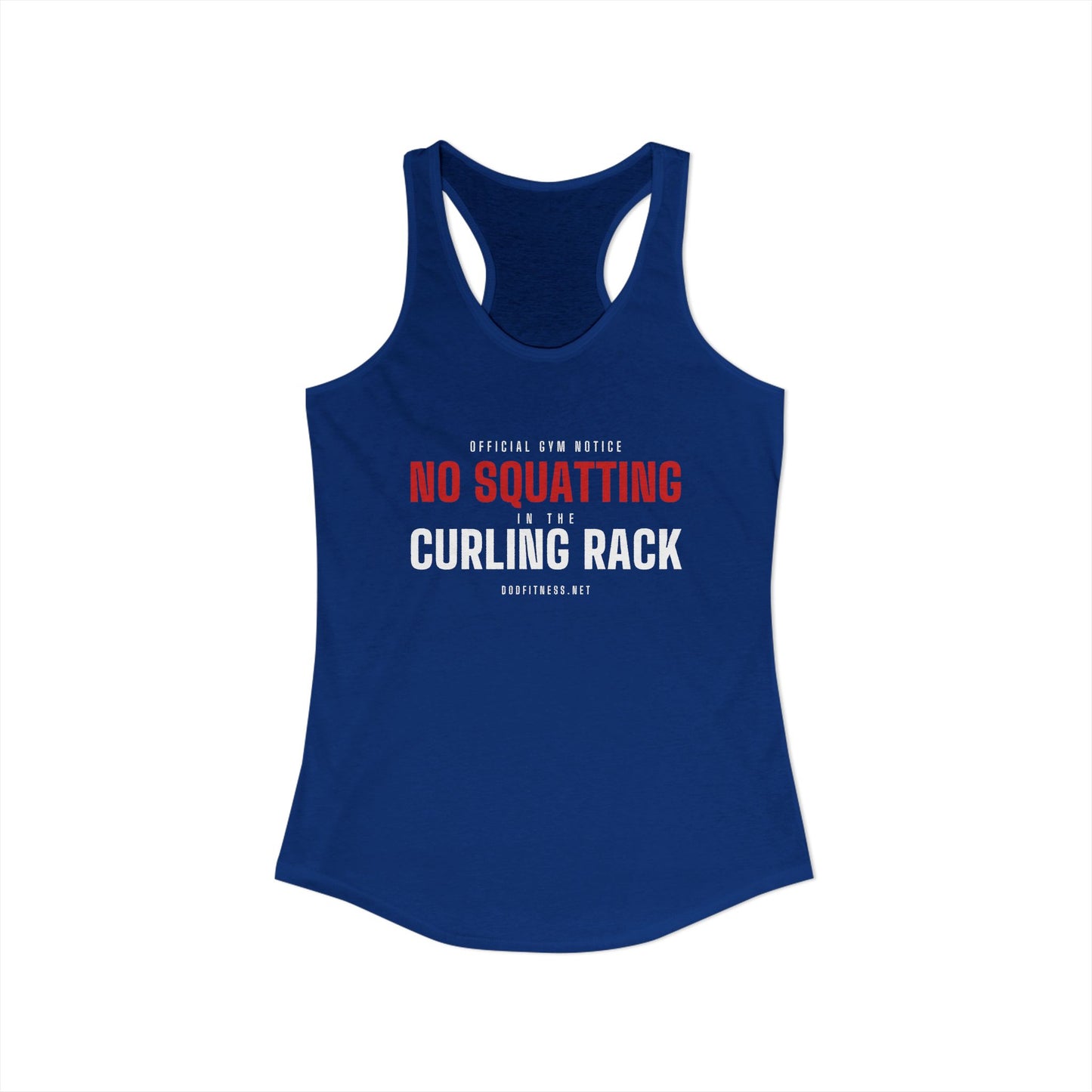 DoD Fitness - Curling Rack Women's Tank