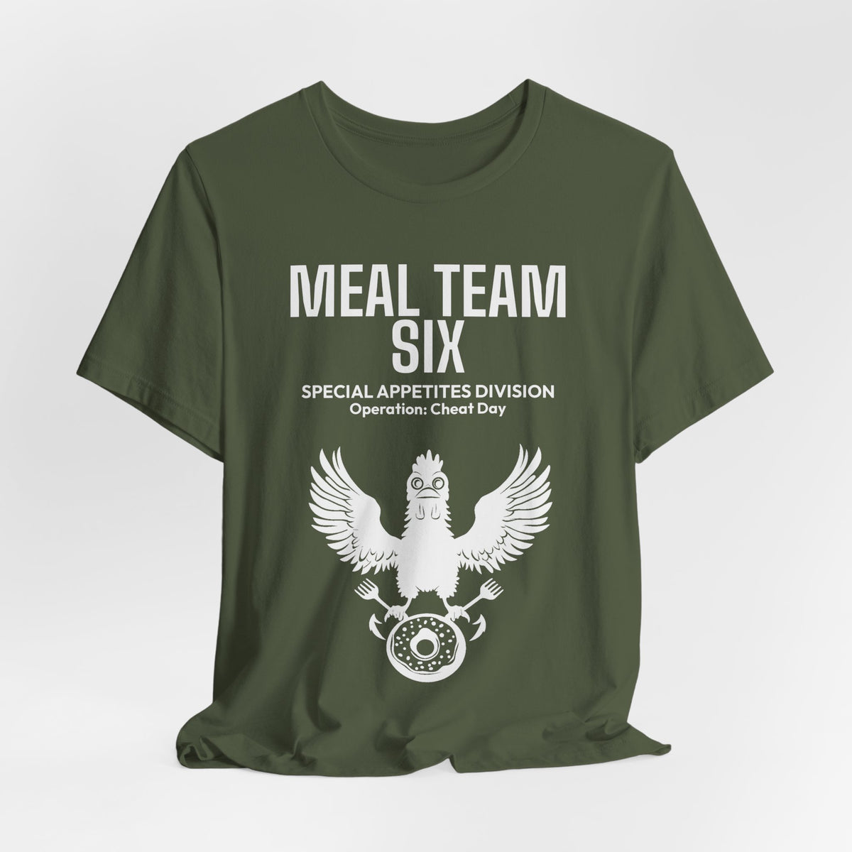MEAL Team 6 - Operation: Cheat Day men's tee - funny gym shirt by DoD Fitness