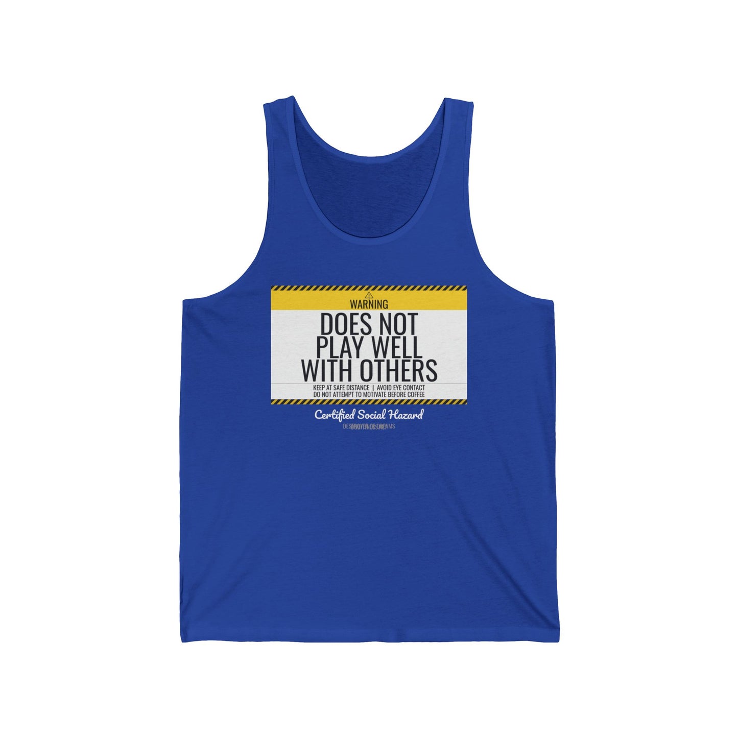 DoD Fitness - Warning Label Men's Tank