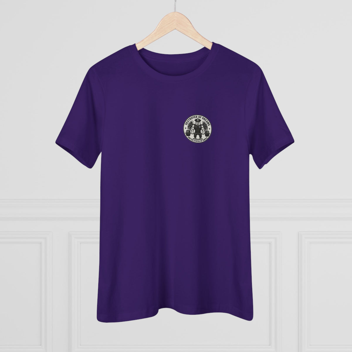 Thin Blue Line women's tee - funny gym shirt by DoD Fitness