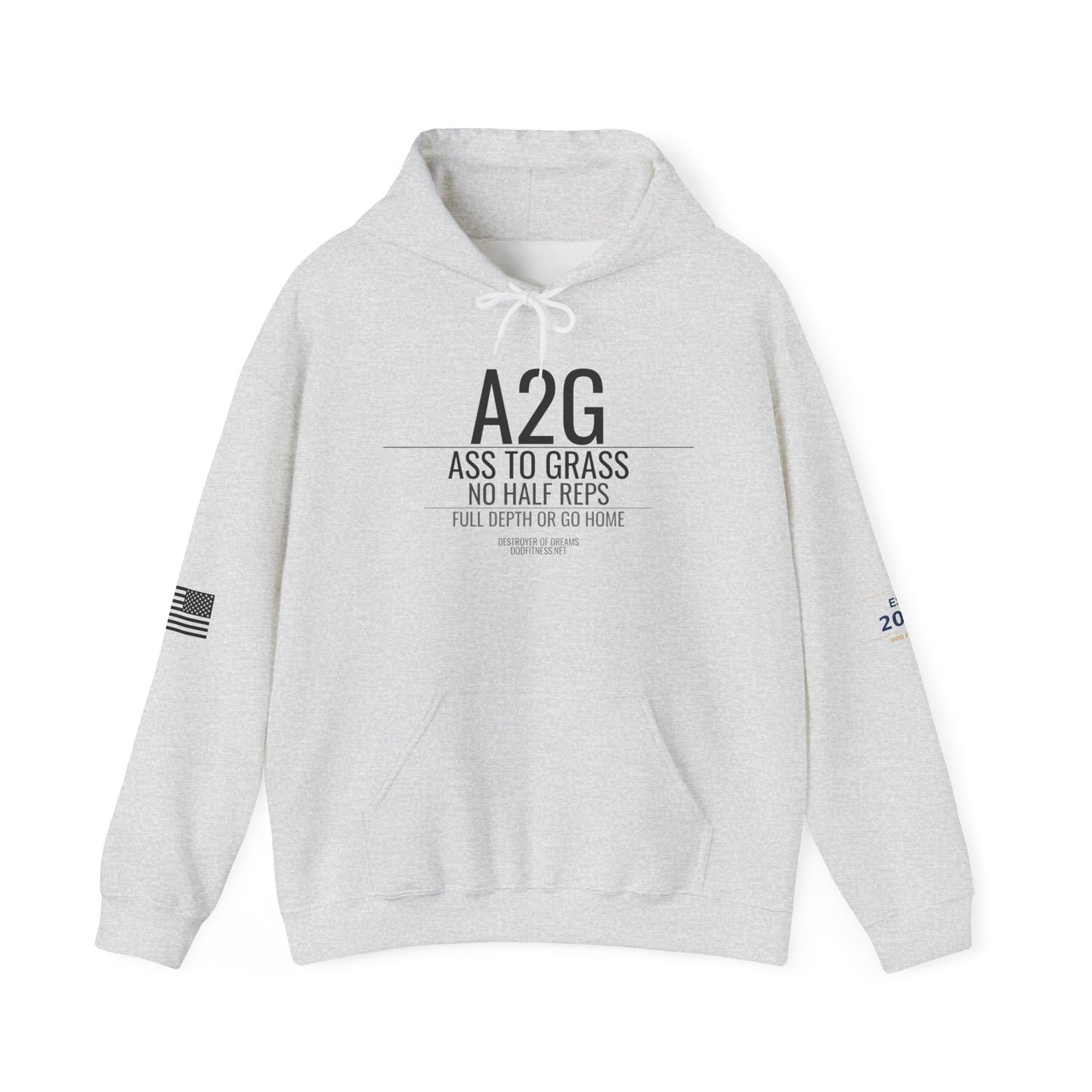 DoD Fitness - A2G - No Half Reps Hoodie