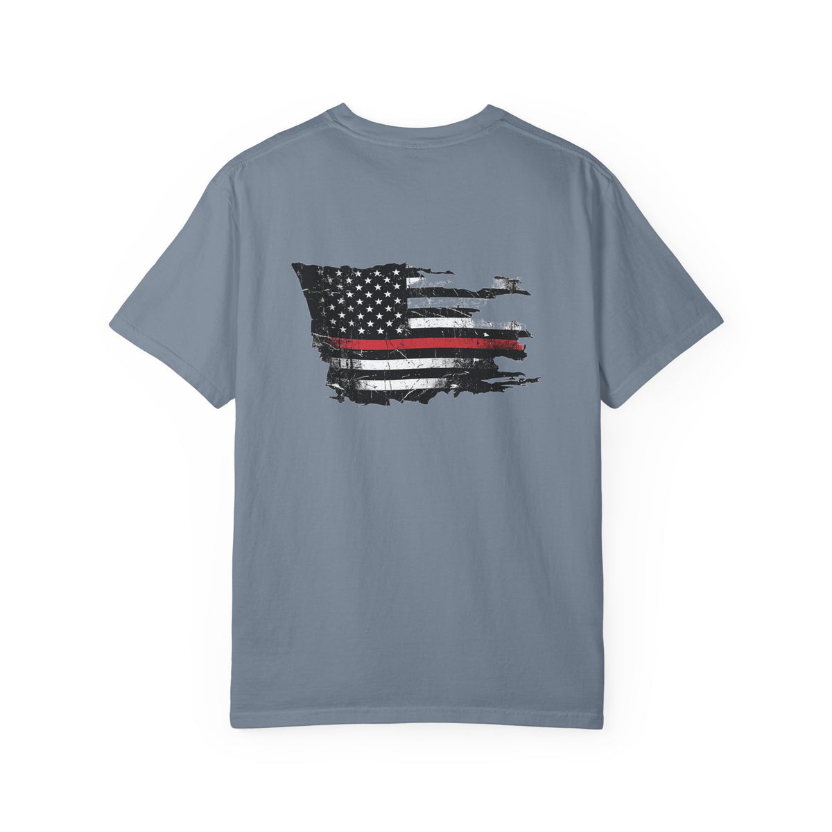 Thin Red Line men's tee - funny gym shirt by DoD Fitness