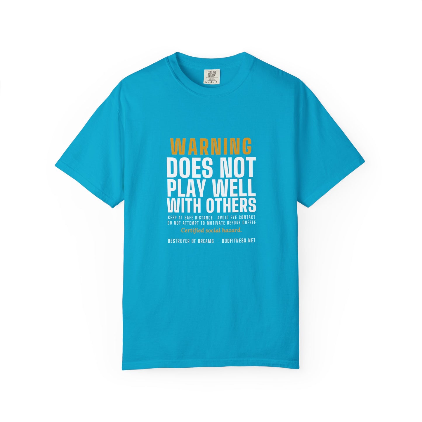 DoD Fitness - Warning Label Men's Tee