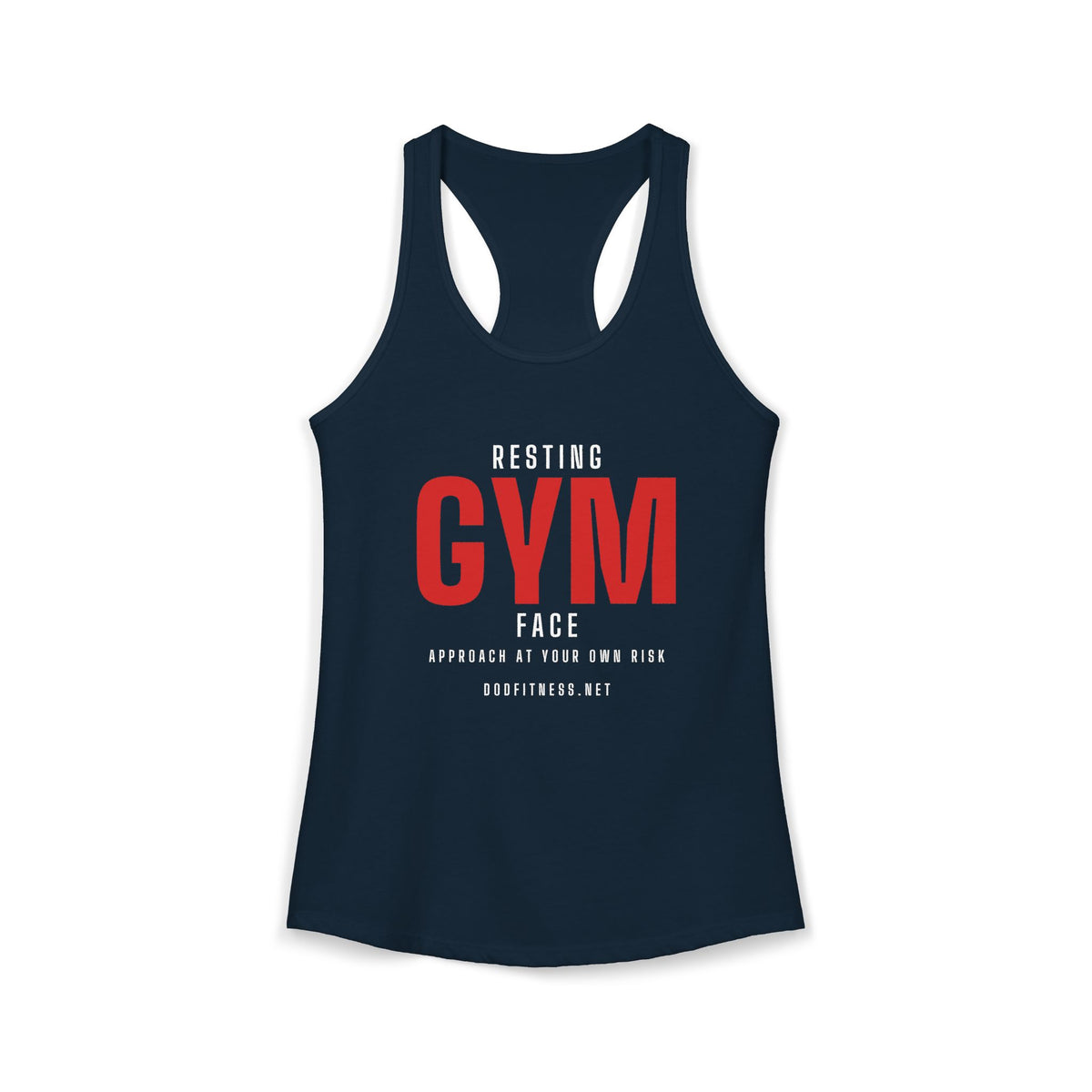 DoD Fitness - Resting Gym Face Women's Tank