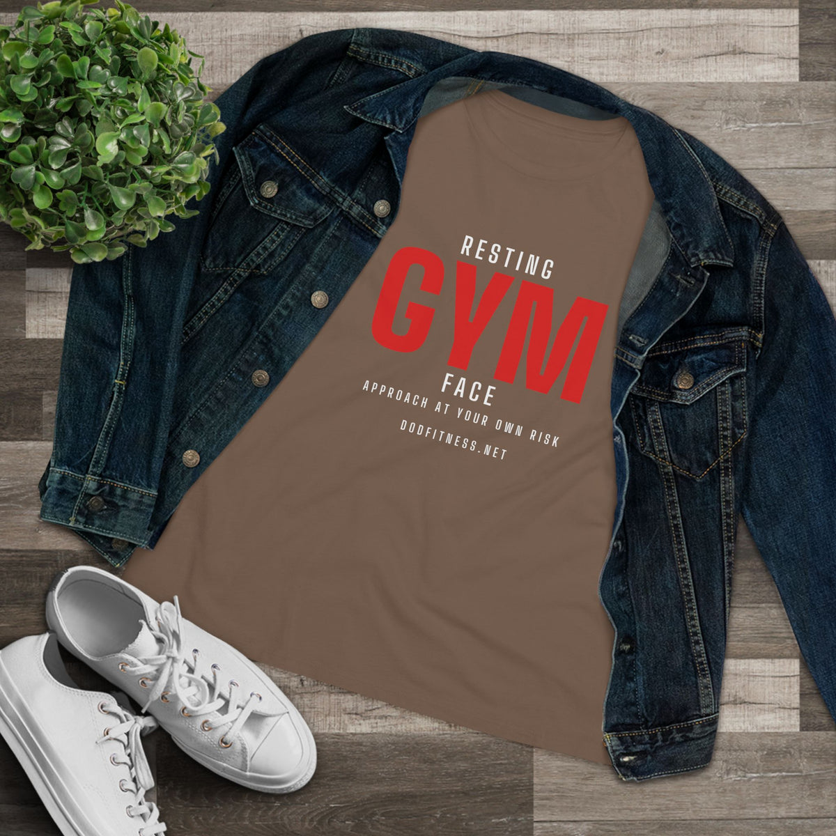 DoD Fitness - Resting Gym Face Women's Tee