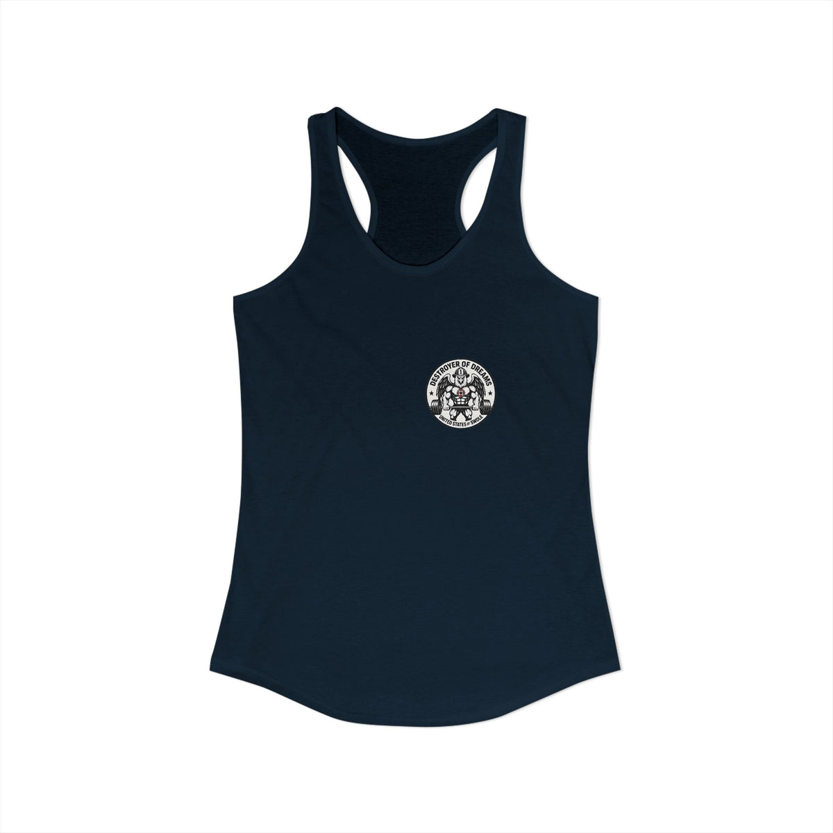Thin Red Line women's tank - funny gym shirt by DoD Fitness
