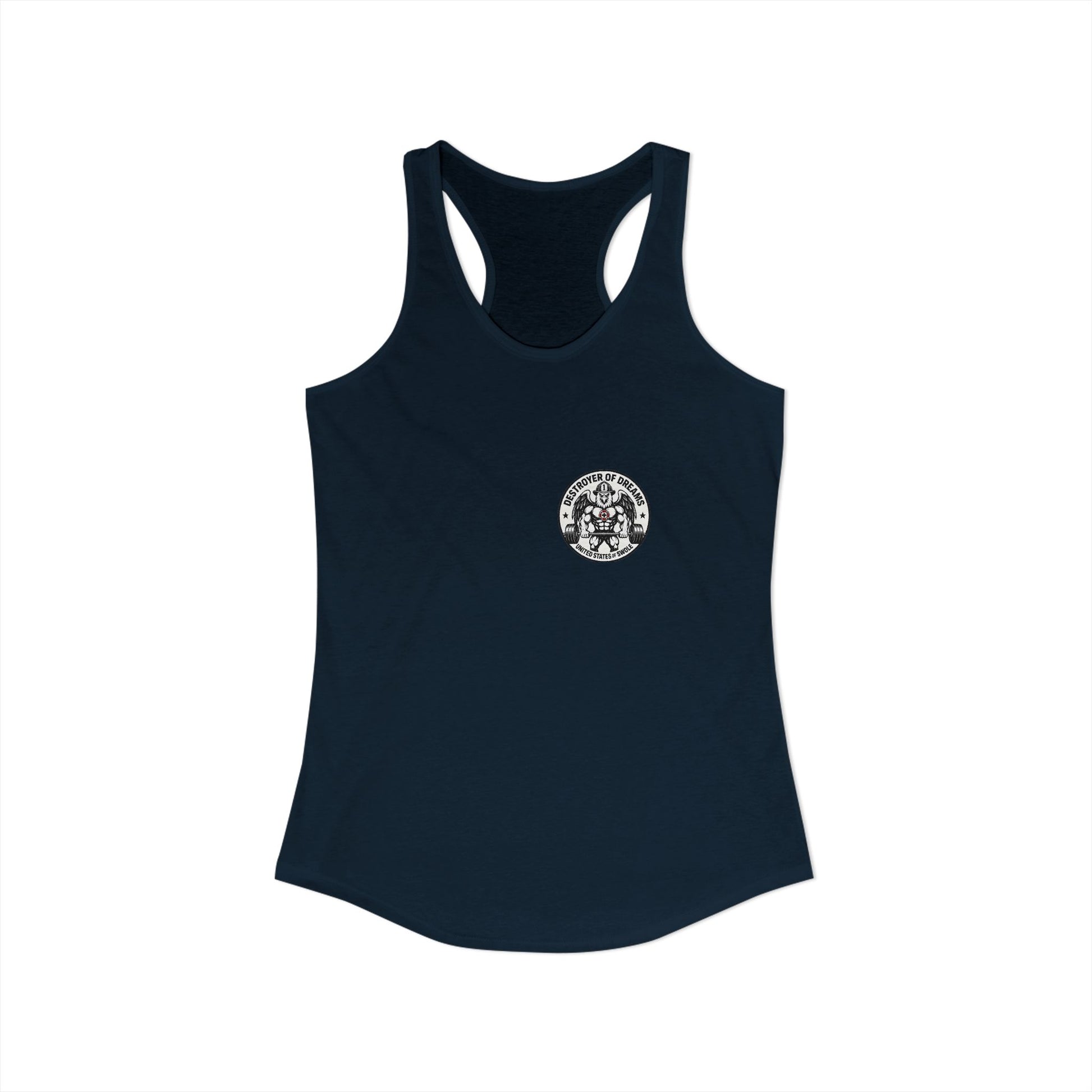 Thin Red Line women's tank - funny gym shirt by DoD Fitness