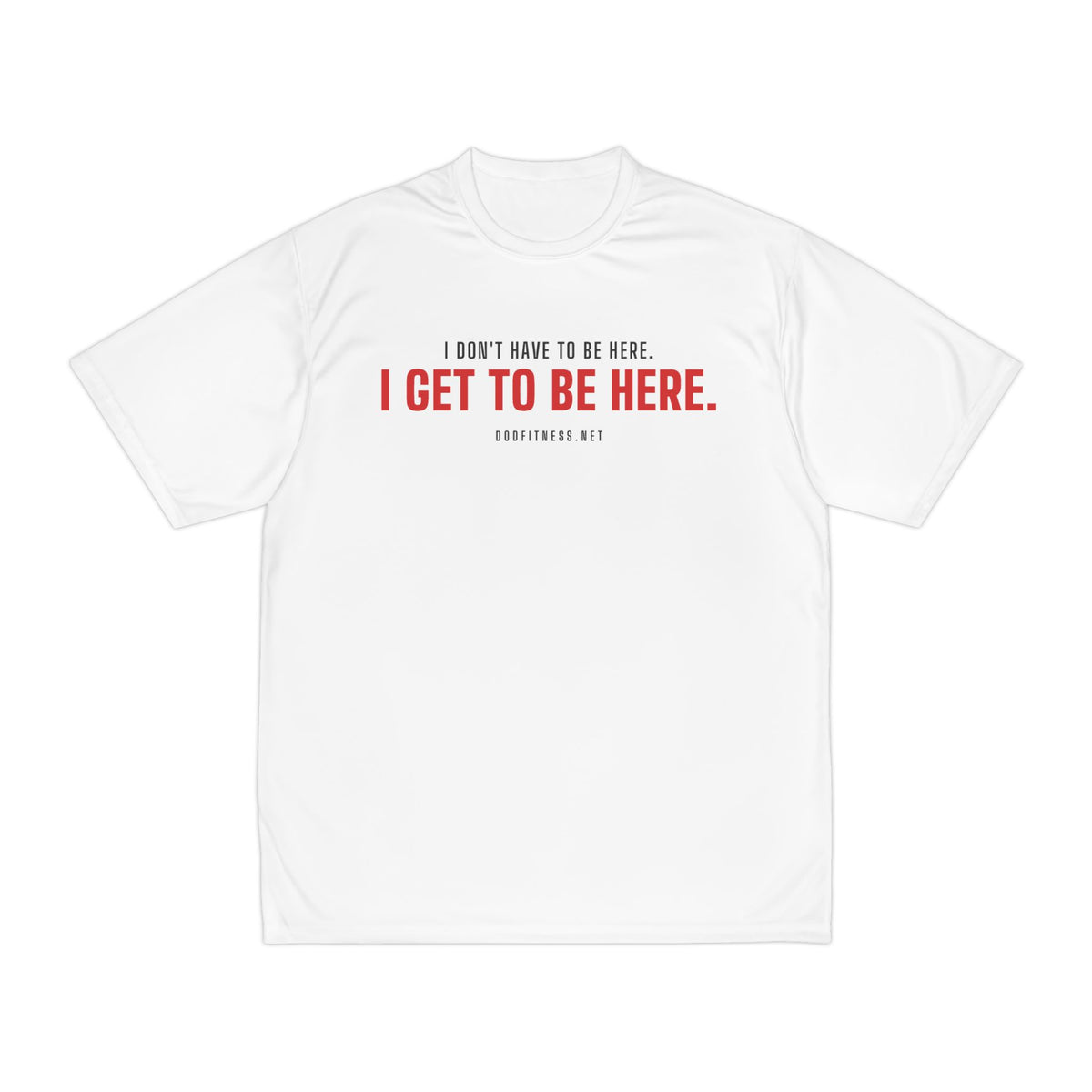 Have Get performance tee in White - funny gym shirt by DoD Fitness