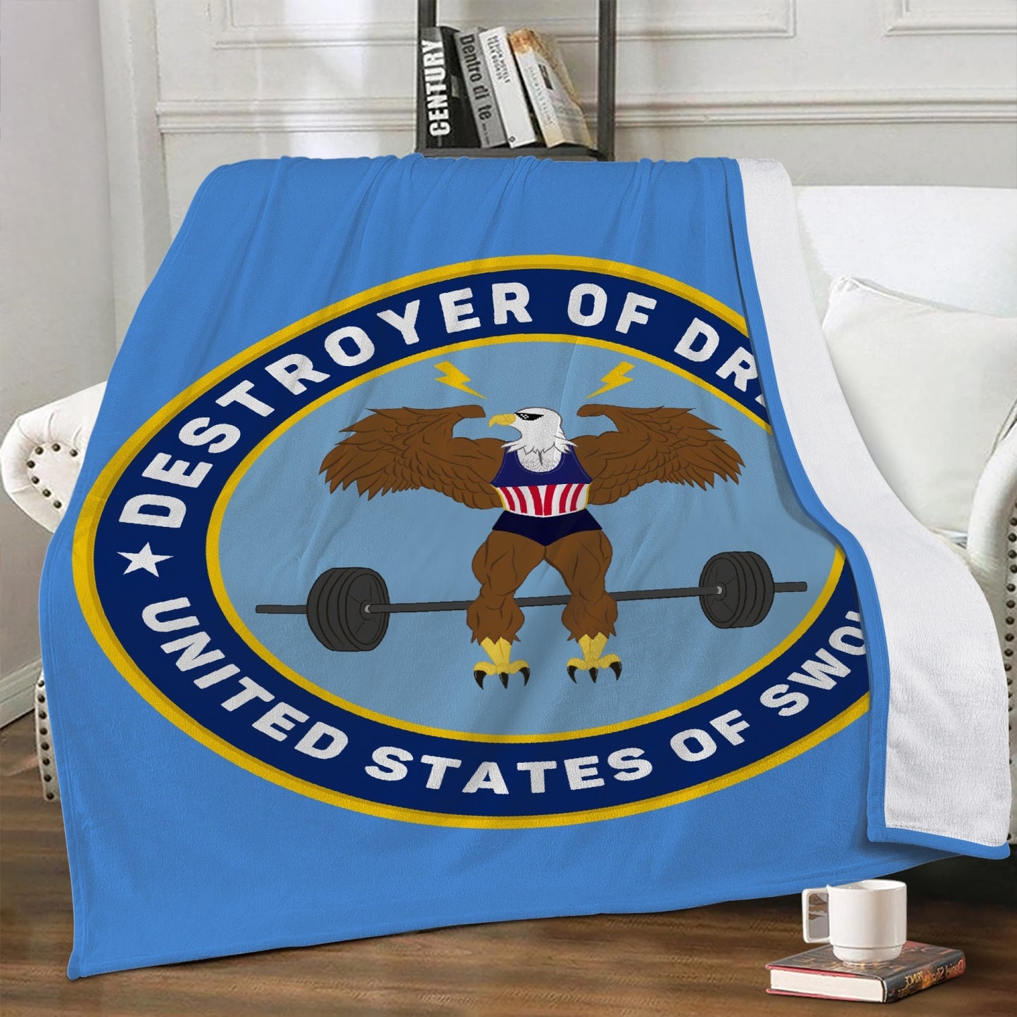 DoD Trends Dual-sided Stitched Fleece Blanket