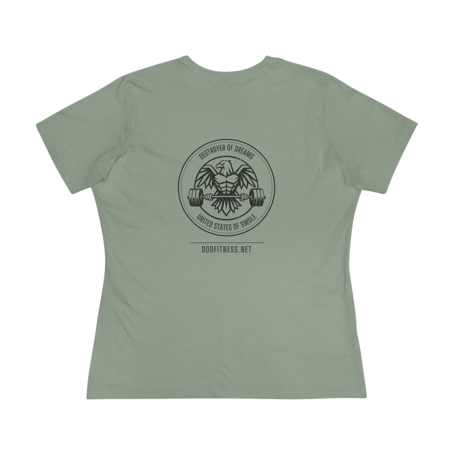 DoD Fitness - No Squatting Texting Rack Women's Tee