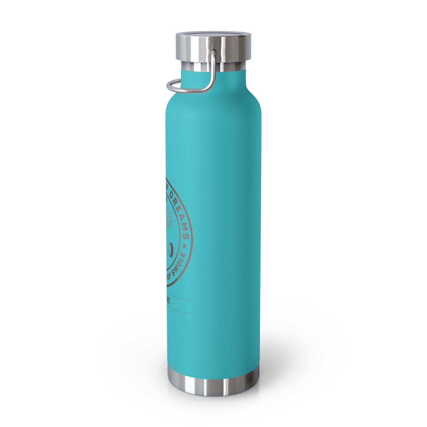 Fitness Logo Water Bottle — 22oz Copper Vacuum Insulated Sports Bottle