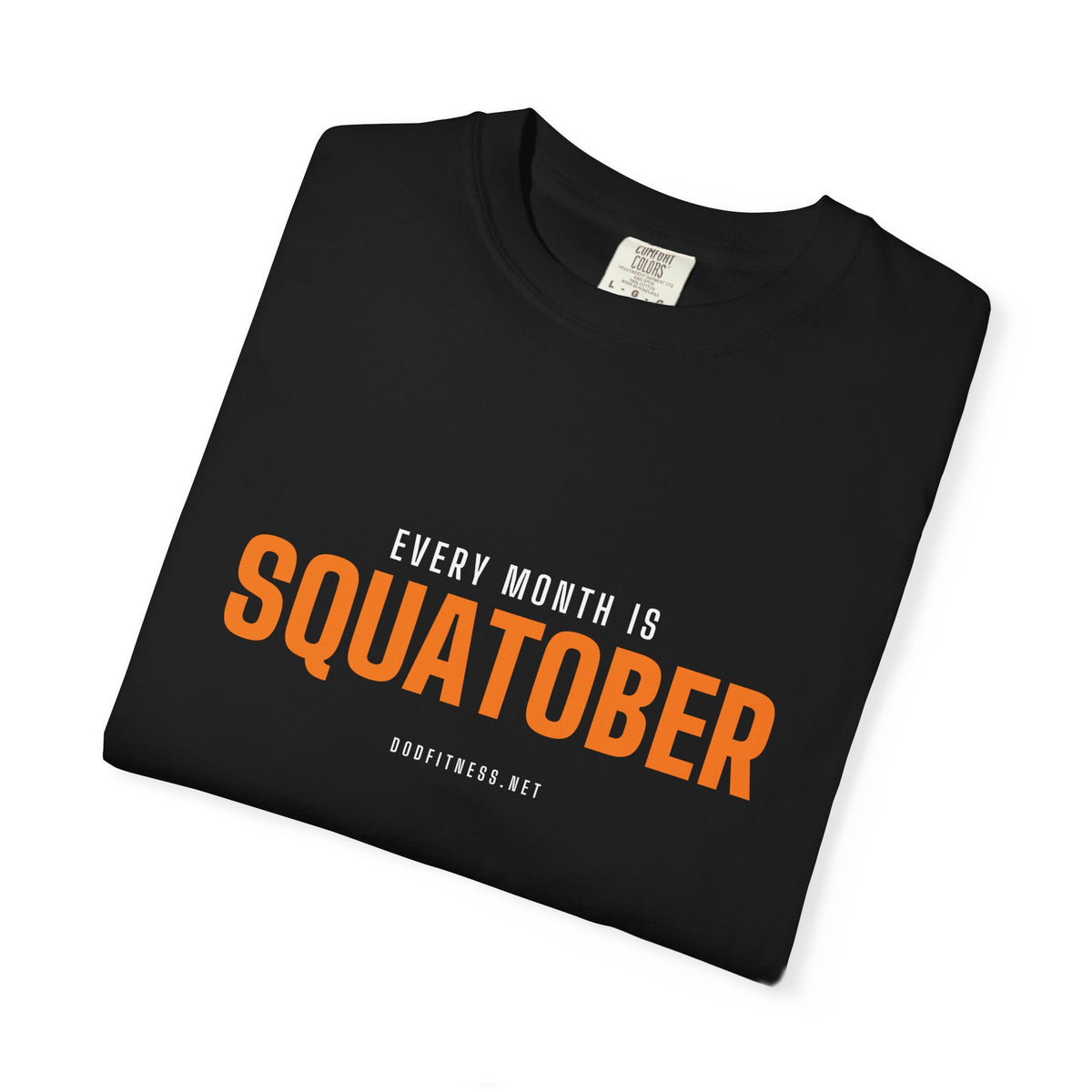 Squatober men's tee - funny gym shirt by DoD Fitness