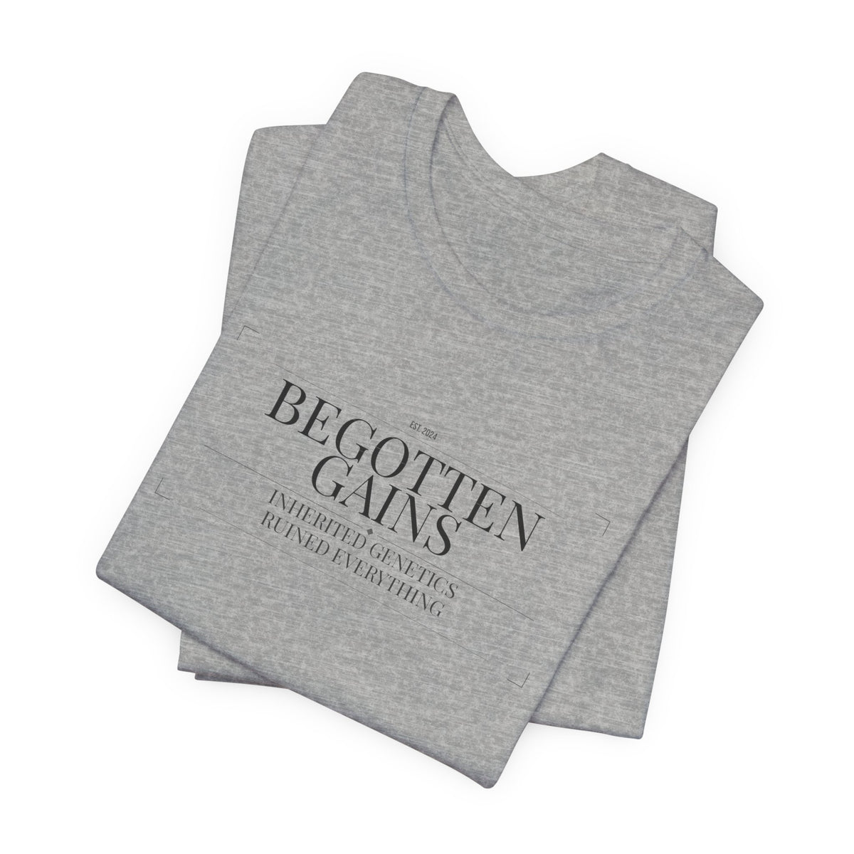 Begotten Gains - Iron Devotion men's tee - funny gym shirt by DoD Fitness