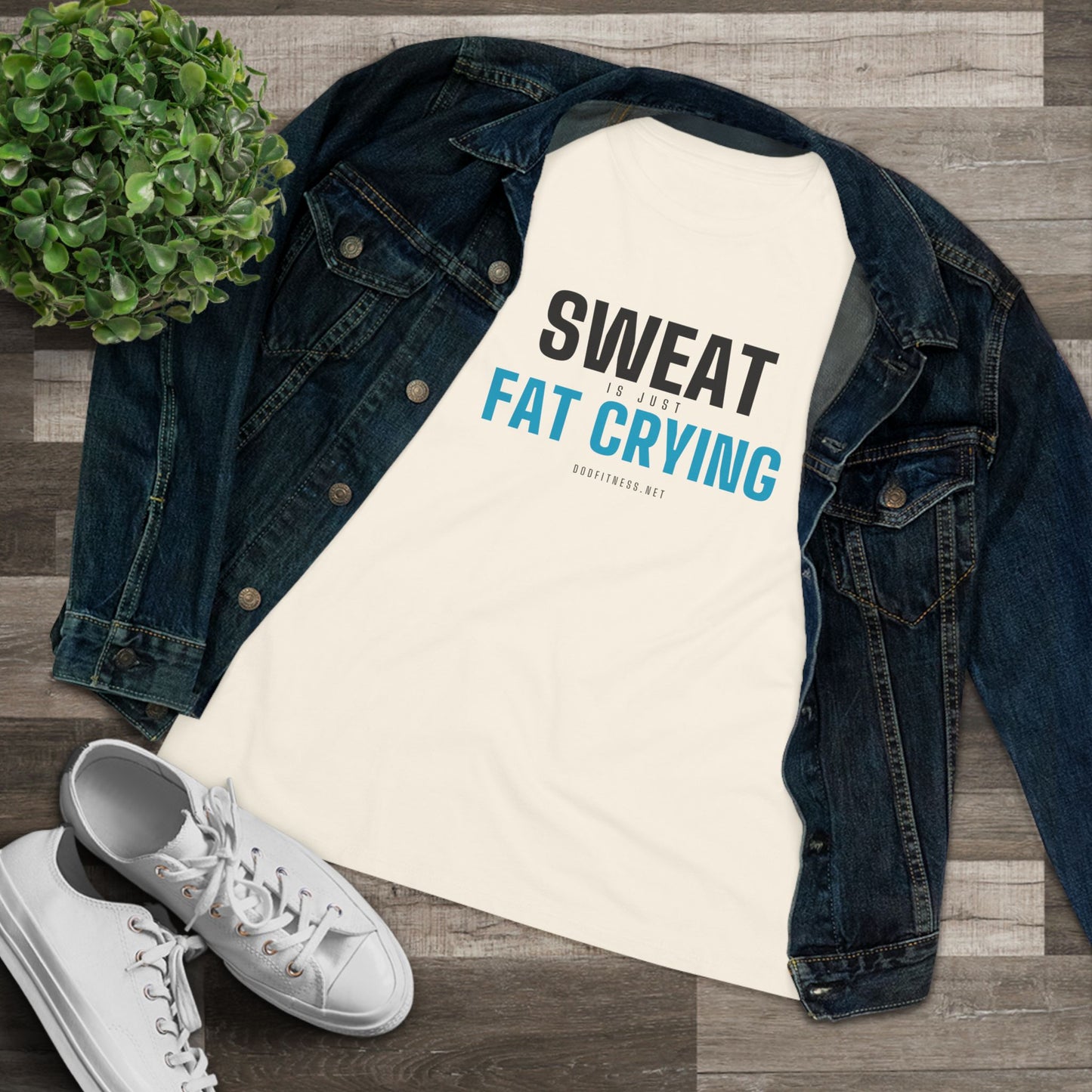 DoD Fitness - Fat Crying Frown Women's Tee