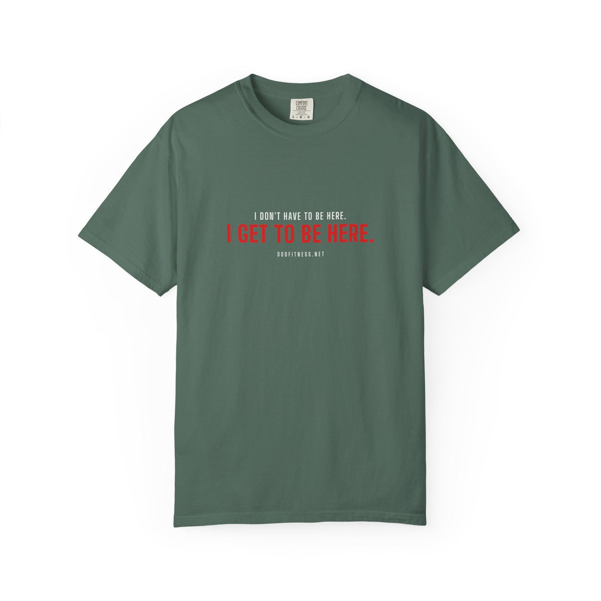 Have Get men's tee in Blue Spruce - funny gym shirt by DoD Fitness