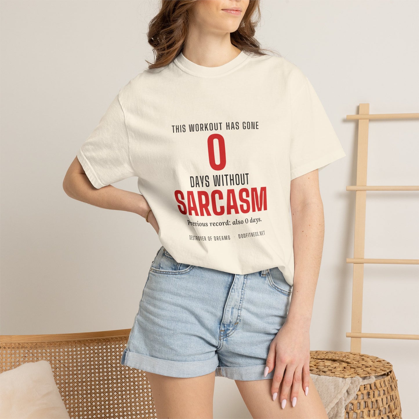 DoD Fitness - 0 Days Sarcasm Men's Tee