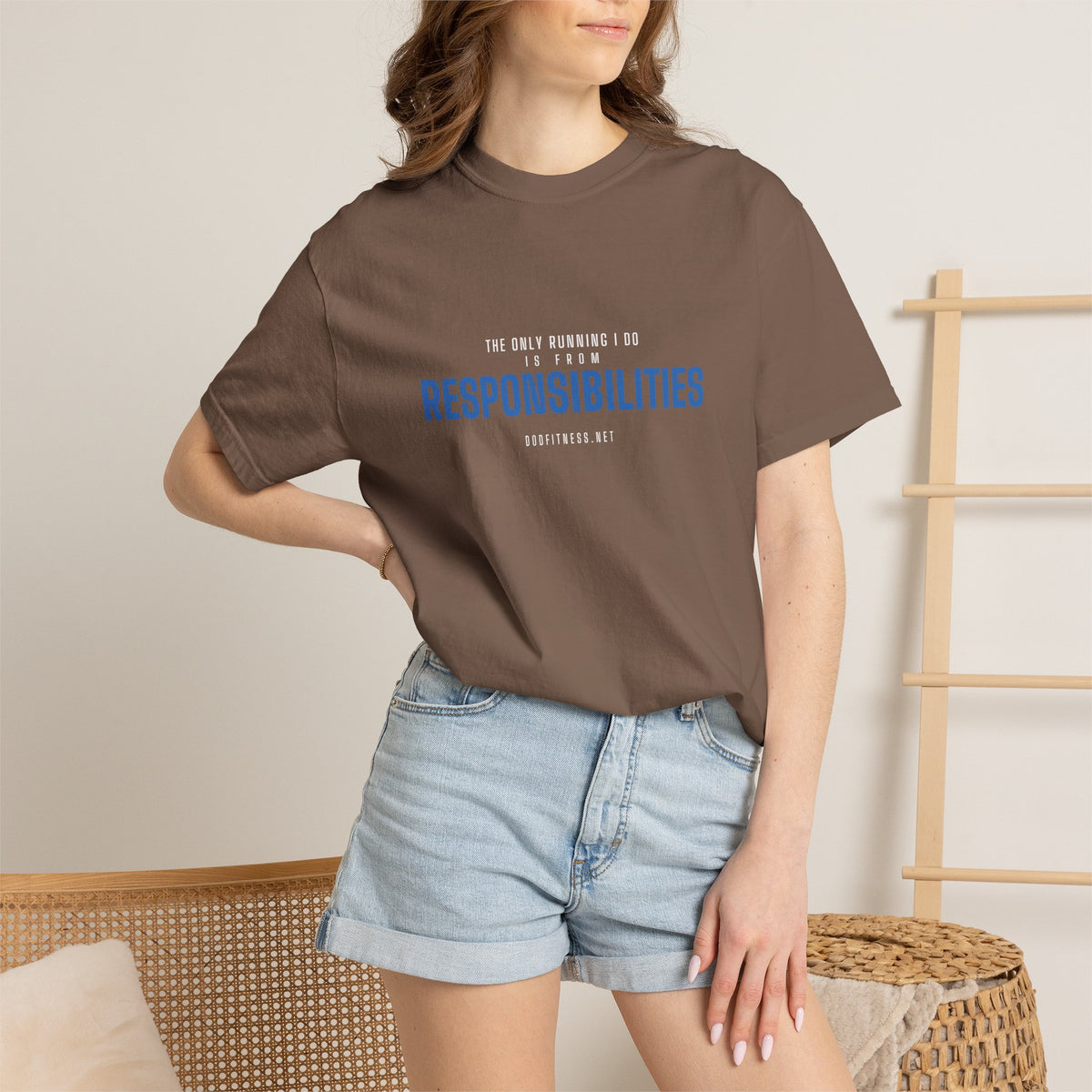 DoD Fitness - Running From Responsibilities Men's Tee